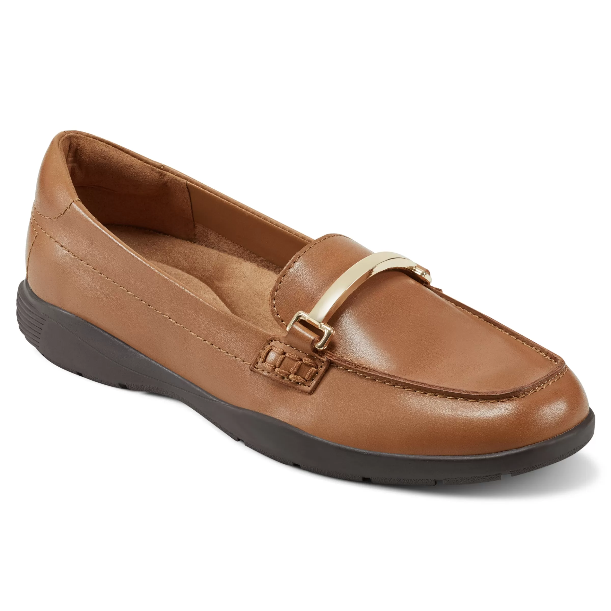 eFlex | eFlex-Easy Spirit Paula Casual Loafers Brown Leather