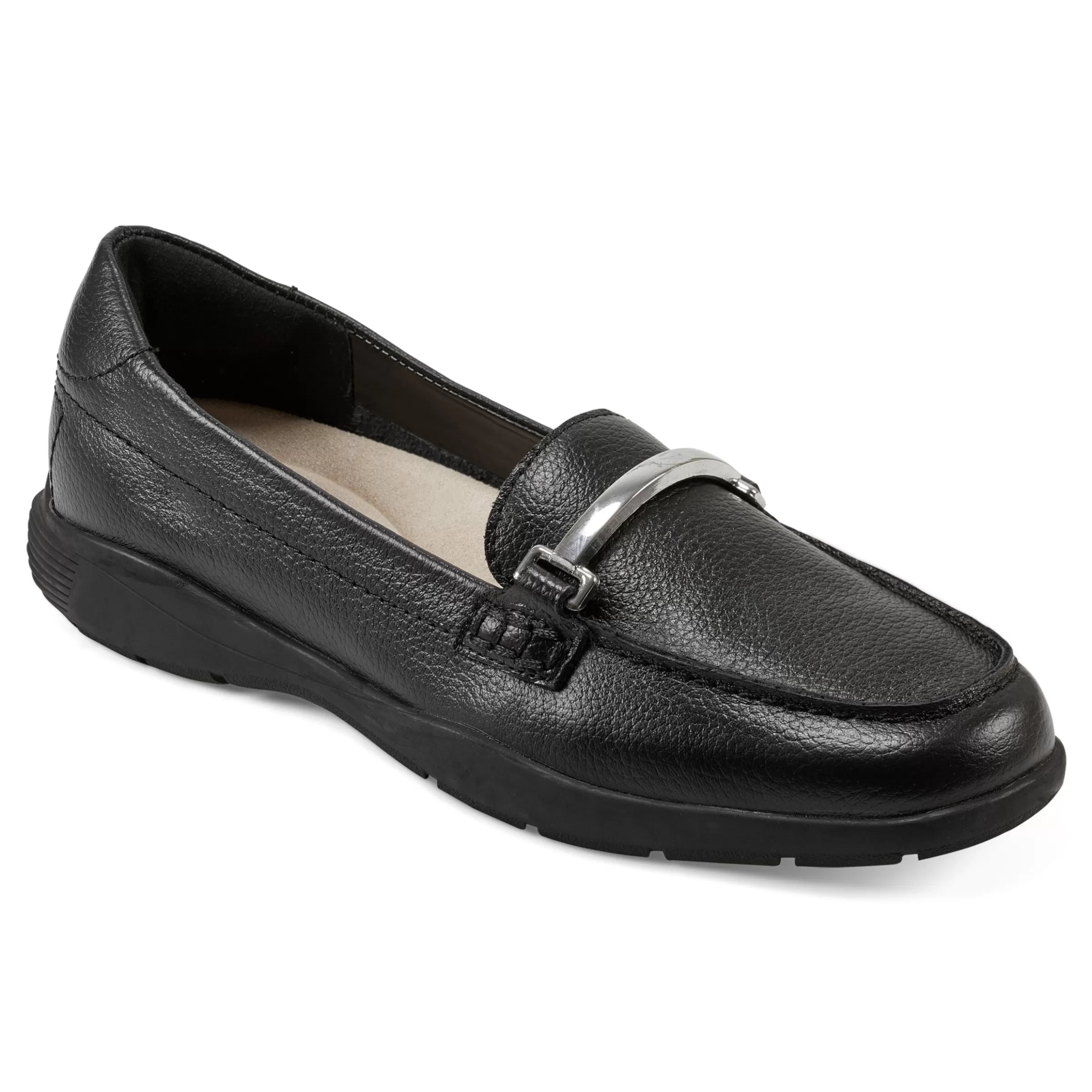 eFlex | eFlex-Easy Spirit Paula Casual Loafers Black Leather