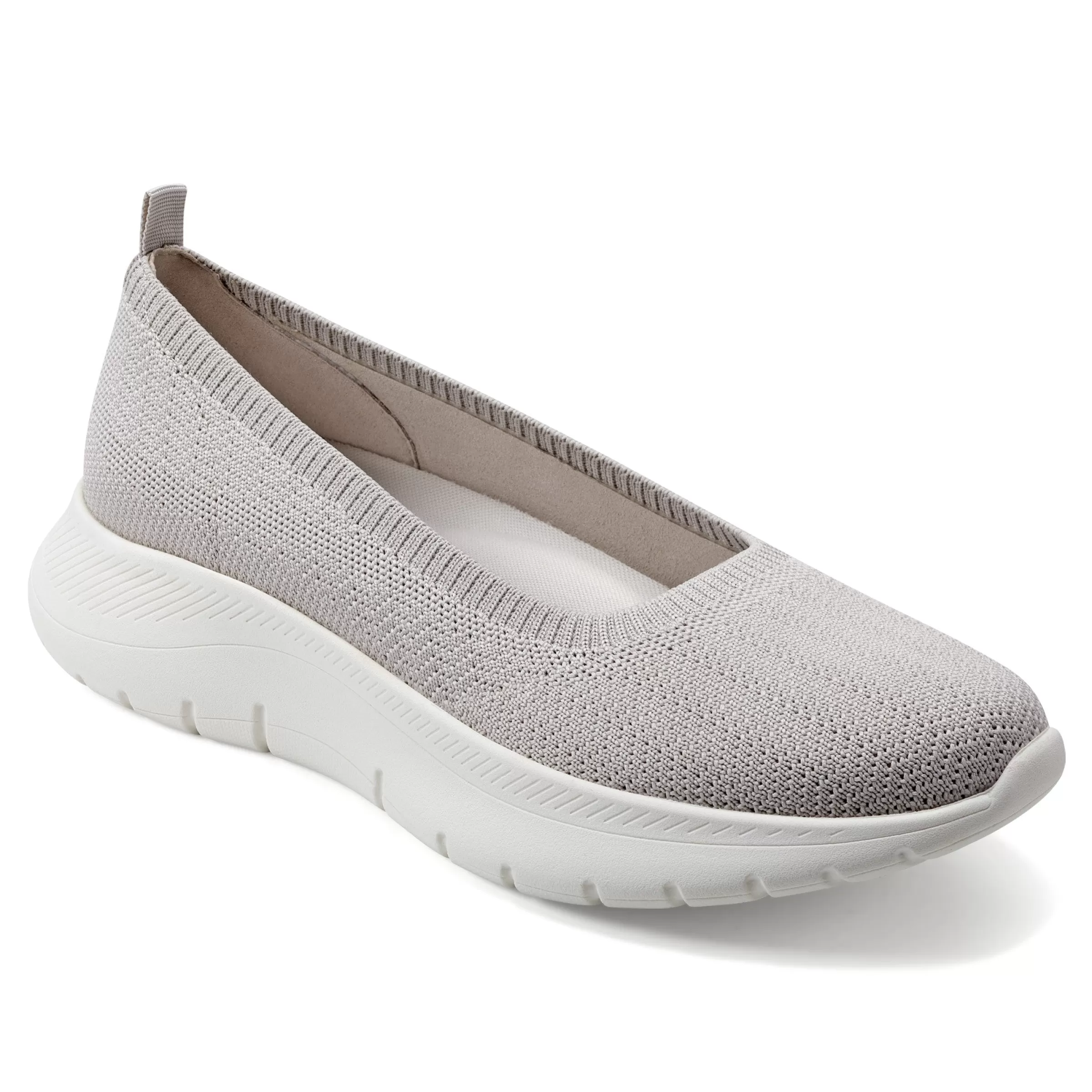 Slip Ons | Slip Ons-Easy Spirit Peppy Walking Shoes Taupe Knit