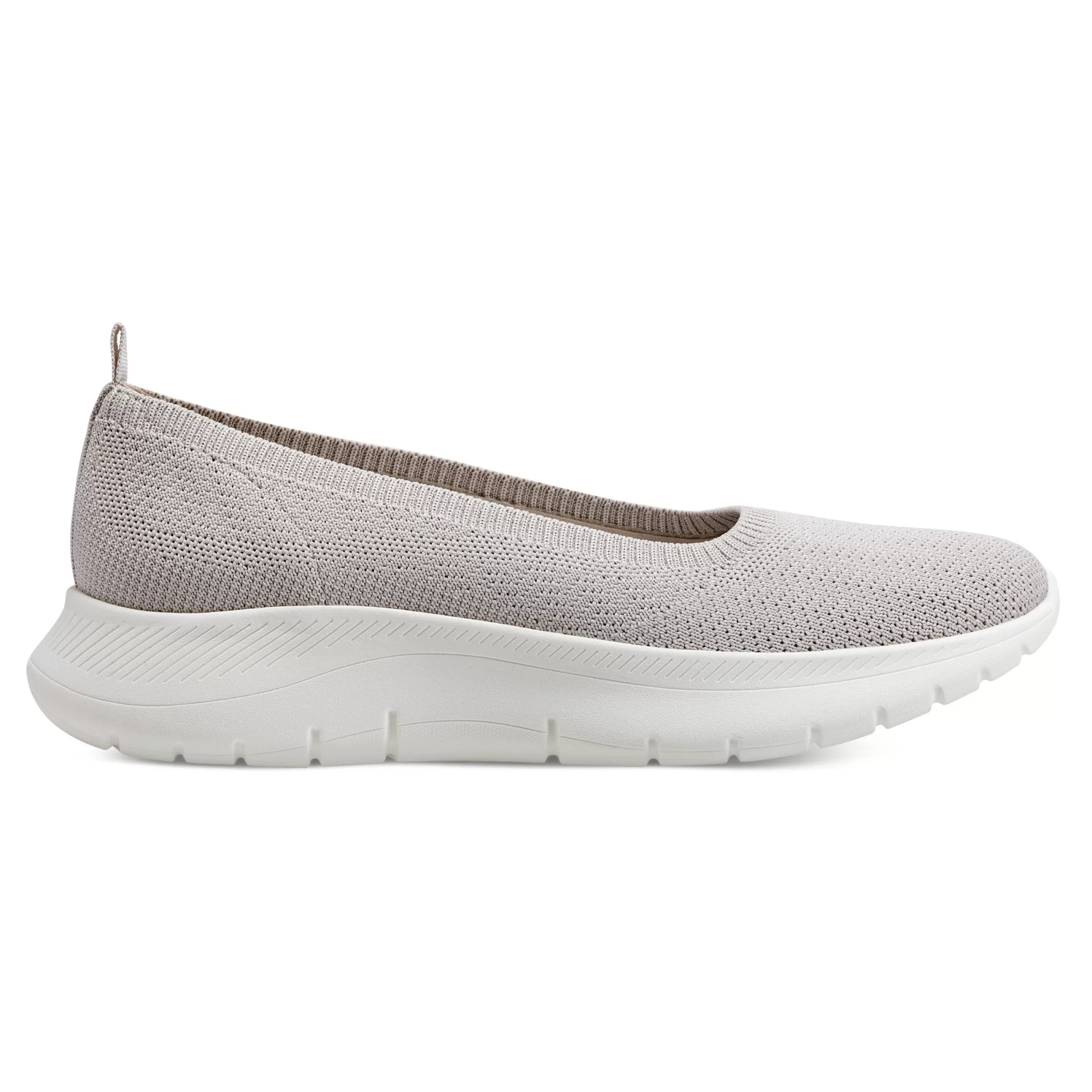 Slip Ons | Slip Ons-Easy Spirit Peppy Walking Shoes Taupe Knit