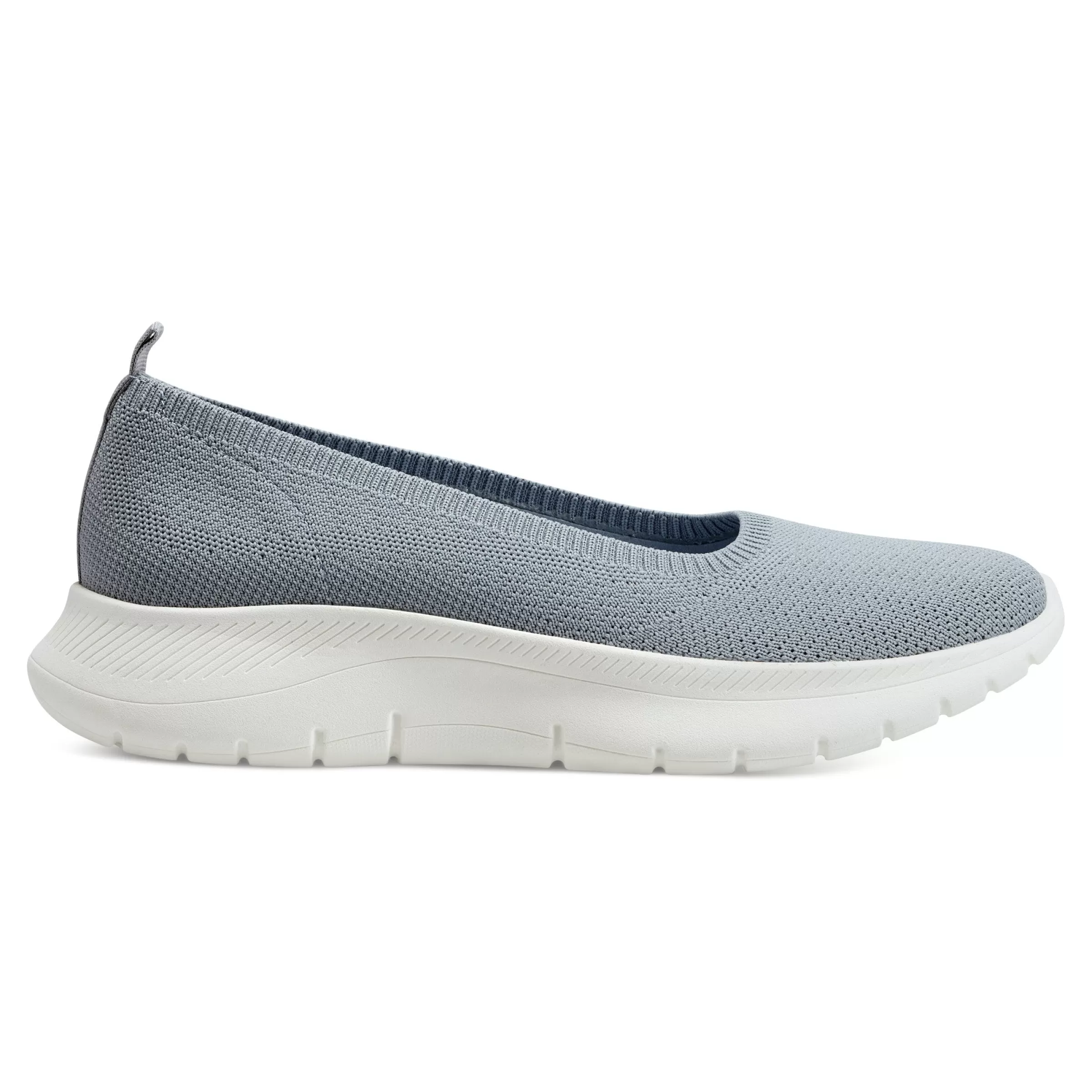 Slip Ons | Slip Ons-Easy Spirit Peppy Walking Shoes Light Blue Knit