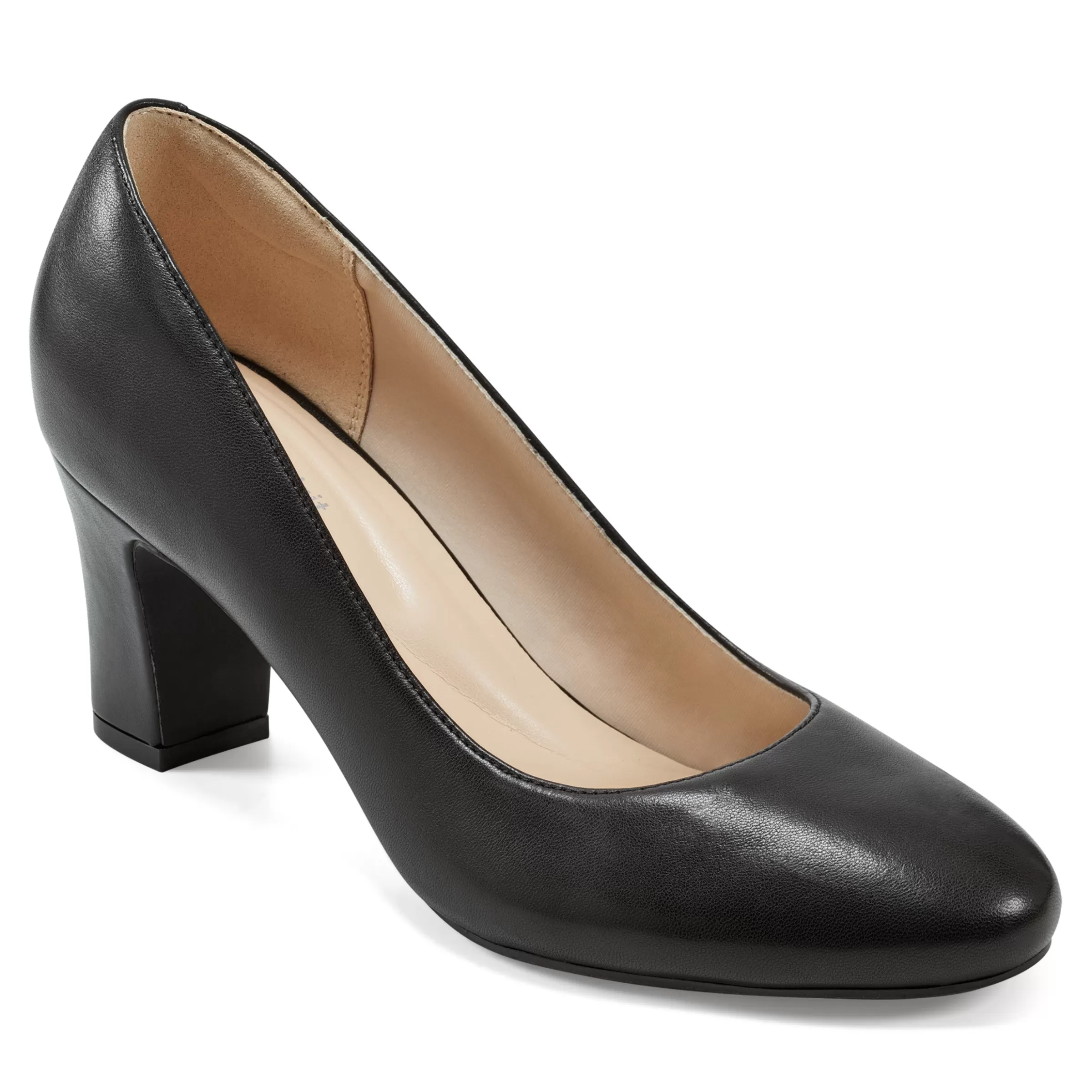 eFlex | eFlex-Easy Spirit Priscila Dress Pumps Black Leather