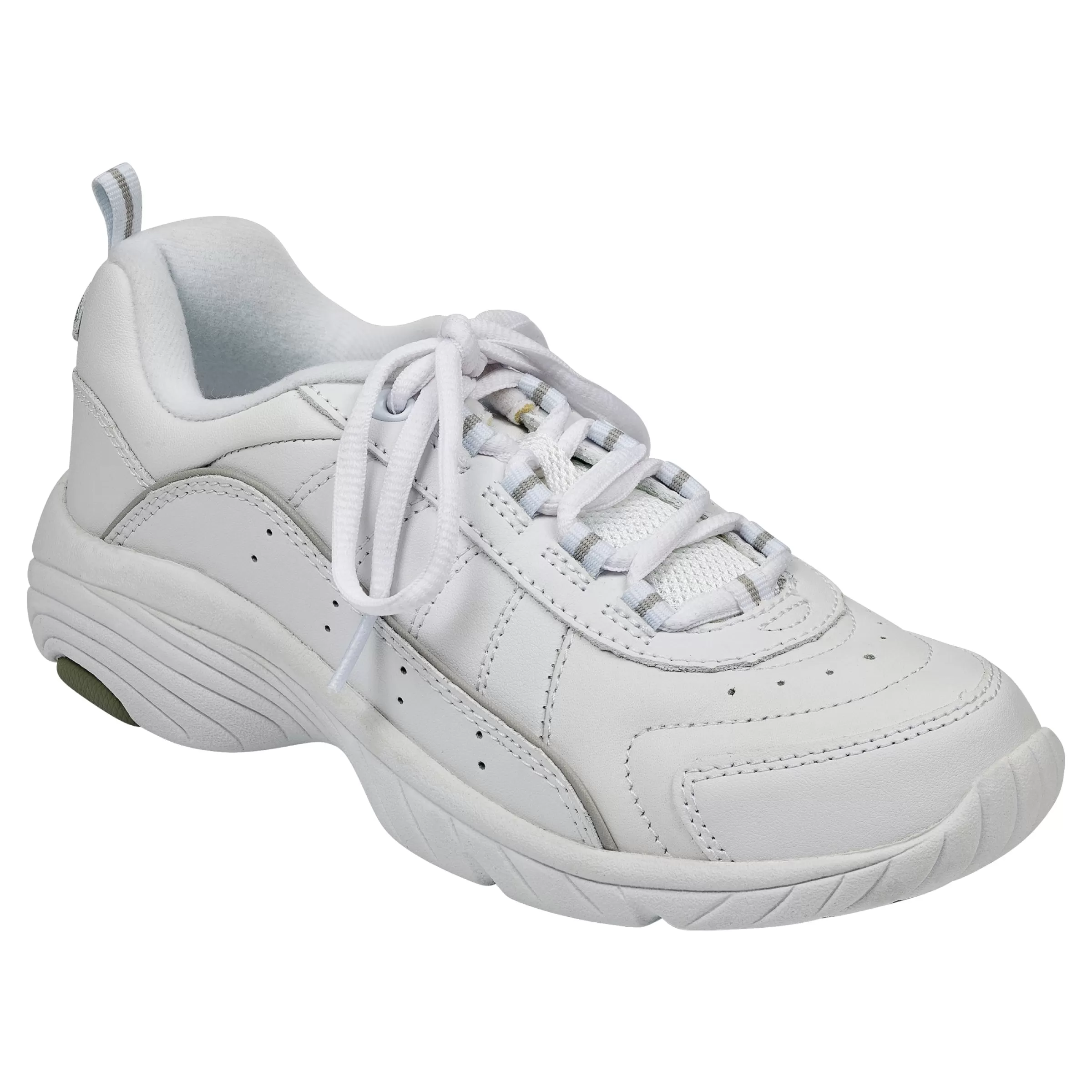 Sneakers | Sneakers-Easy Spirit Punter Athletic Shoes White Grey Leather