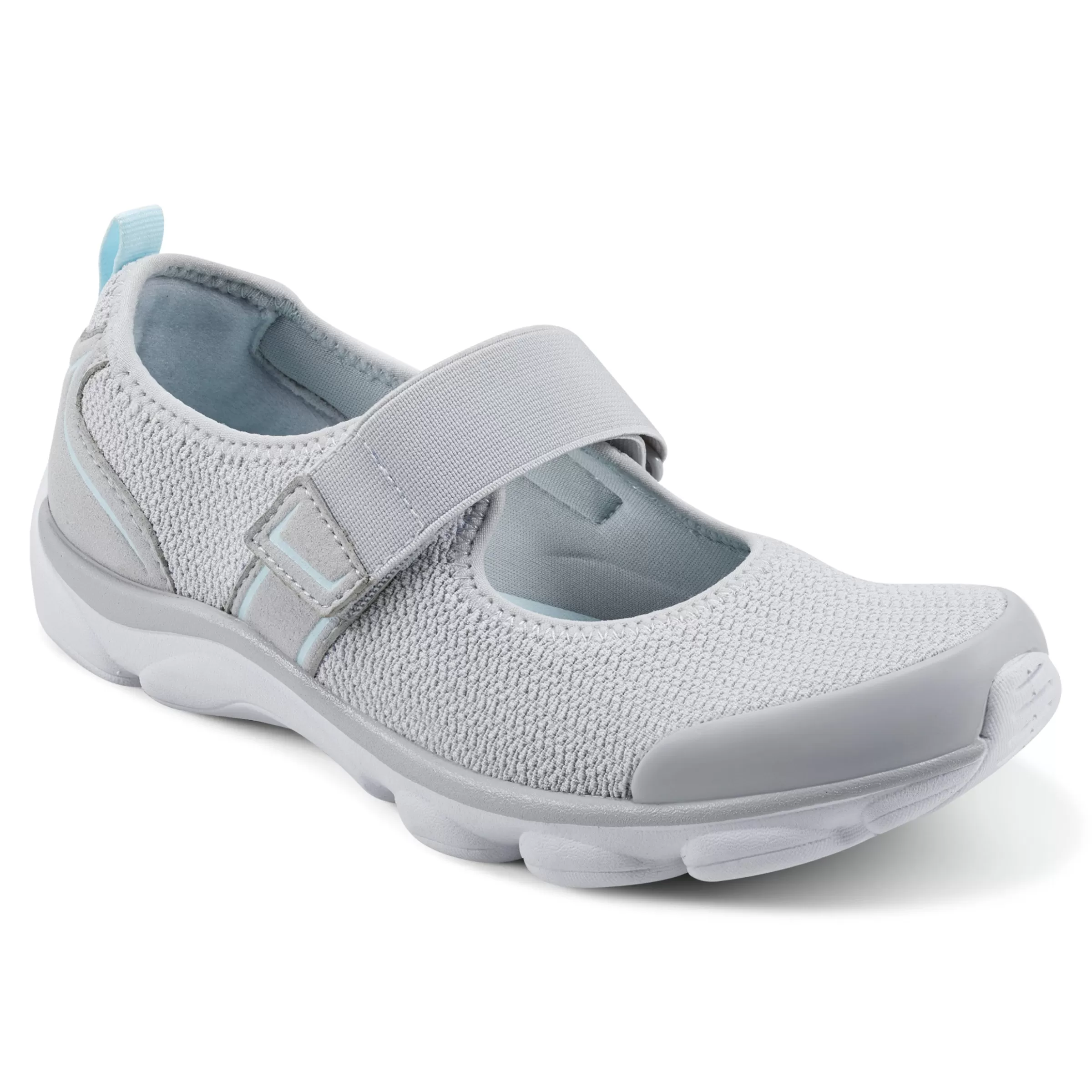 e360 | Slip Ons-Easy Spirit Realive Mary Jane Walking Shoes Light Grey