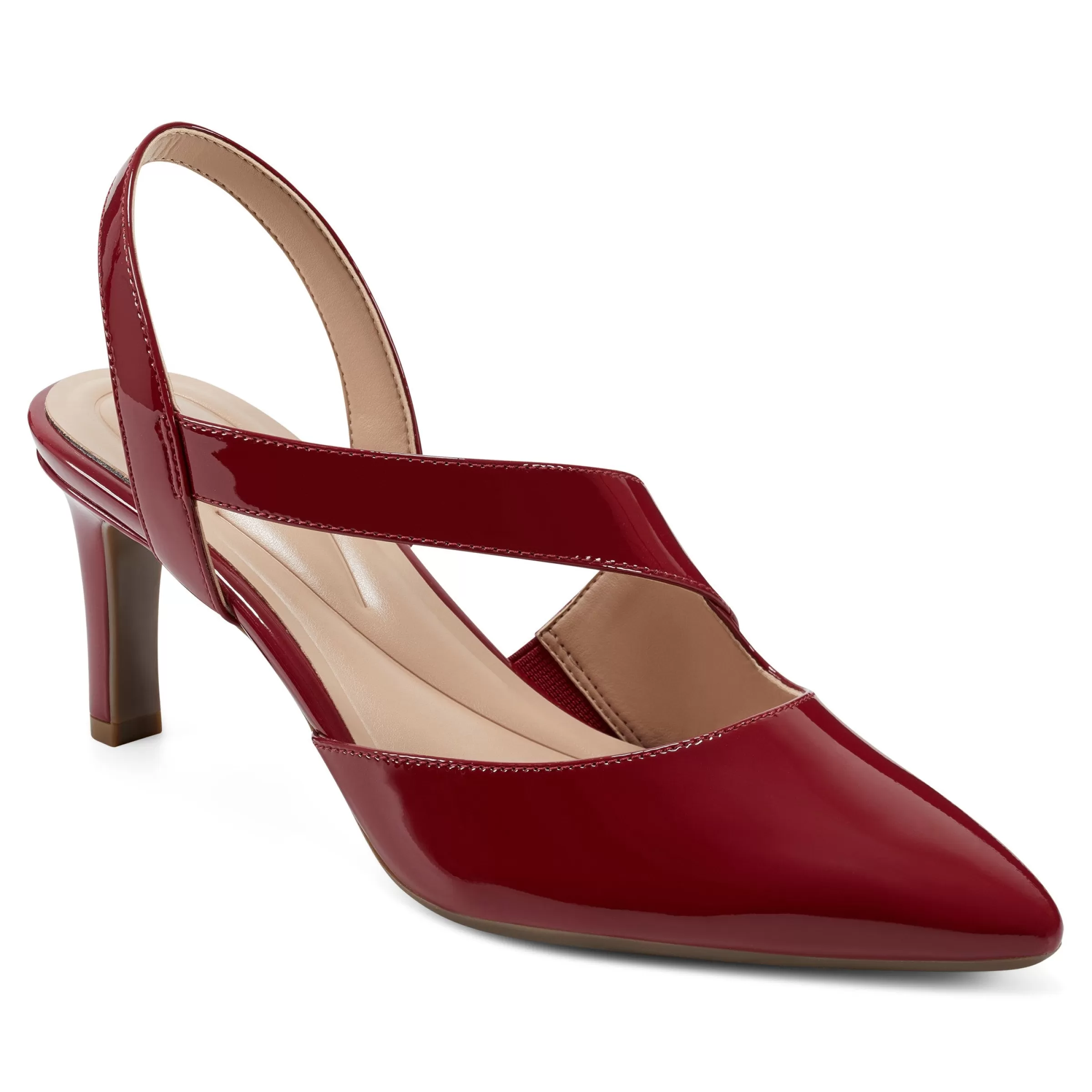 eFlex | eFlex-Easy Spirit Recruit Slingback Pumps Red Patent