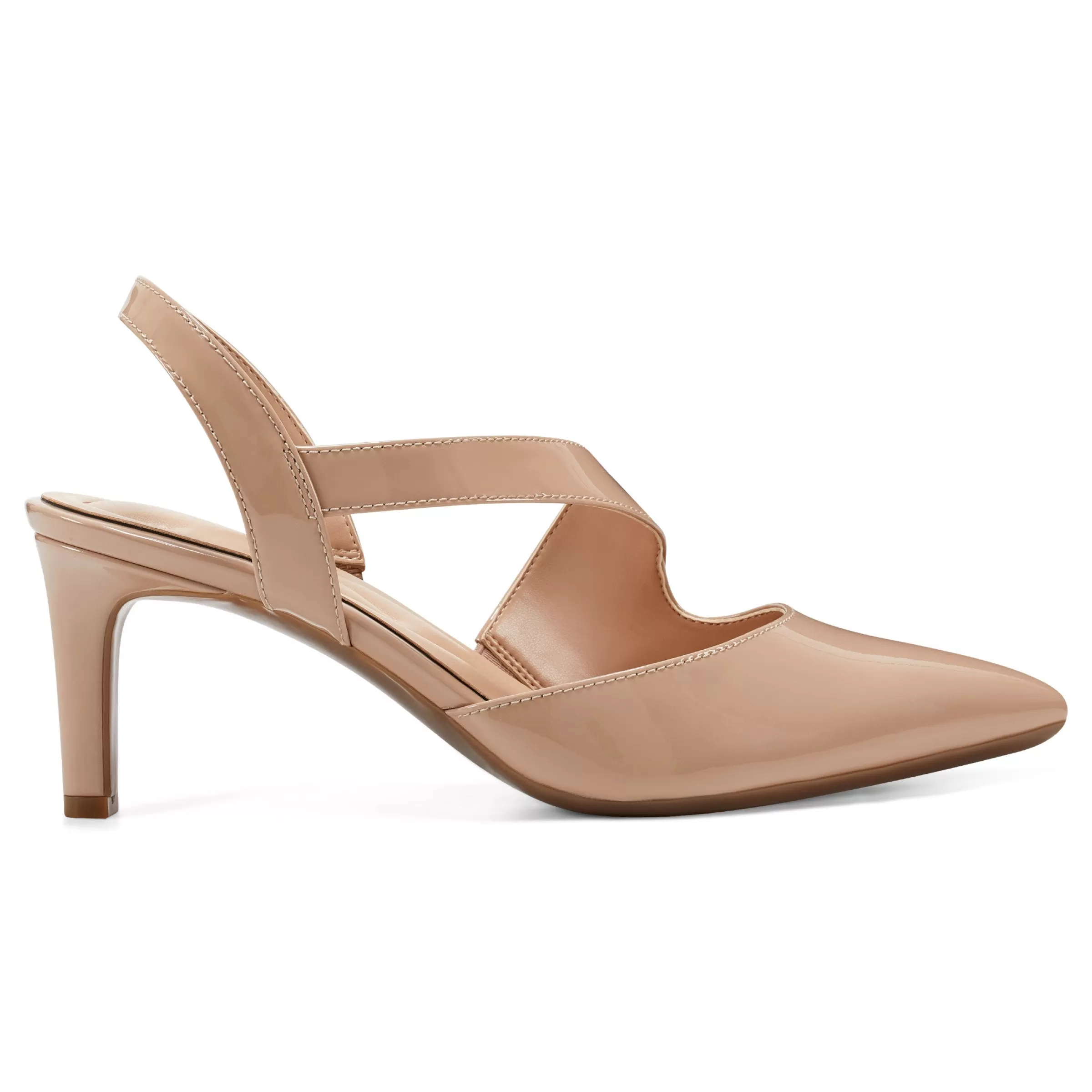 eFlex | eFlex-Easy Spirit Recruit Slingback Pumps Natural Patent