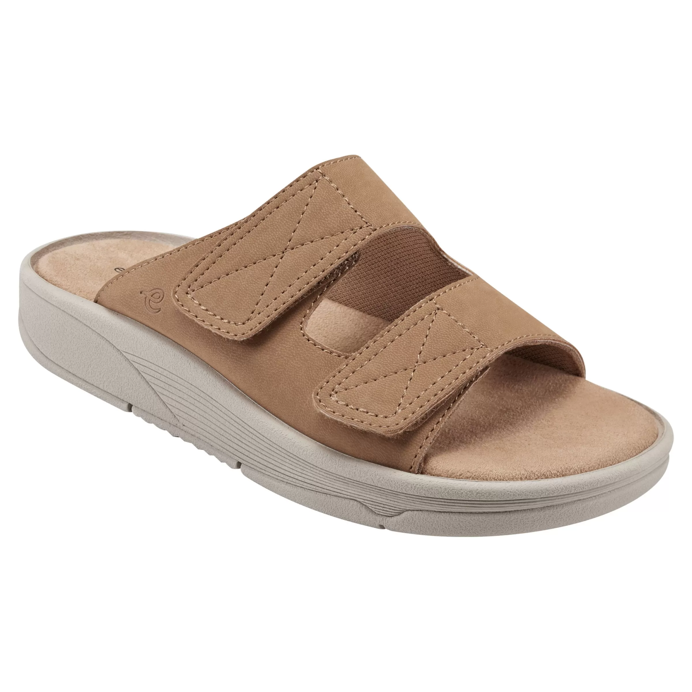 Casual | Sandals-Easy Spirit Red Slip On Sandals Brown