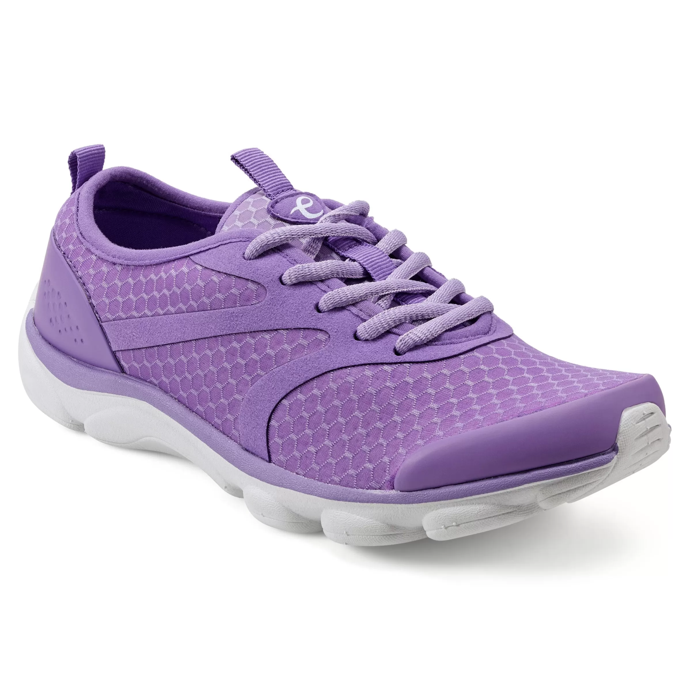 e360 | Sneakers-Easy Spirit Reinvent Lace Up Walking Shoes Violet Mesh Multi