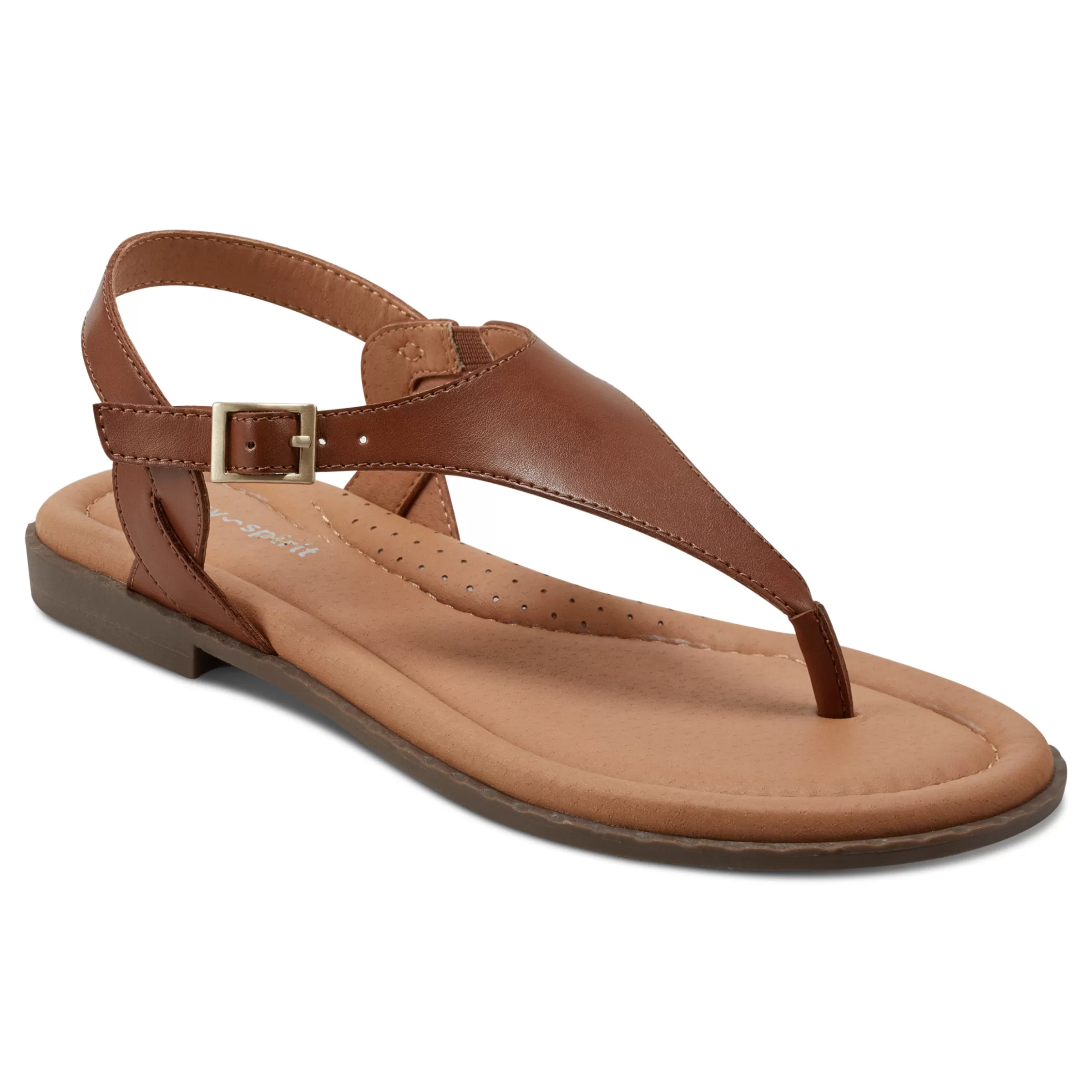 Casual | Flats-Easy Spirit Revan Flat Sandals Medium Brown