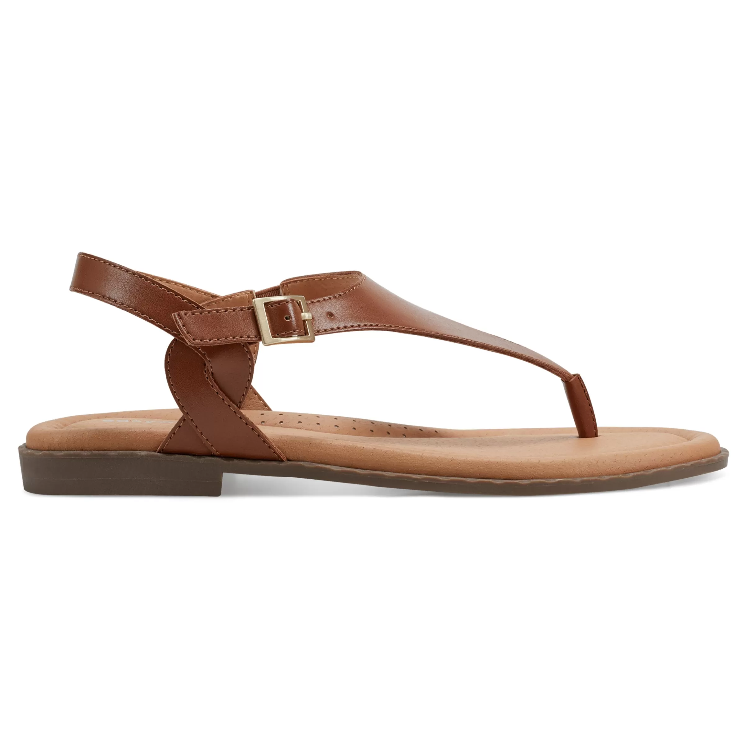 Casual | Flats-Easy Spirit Revan Flat Sandals Medium Brown