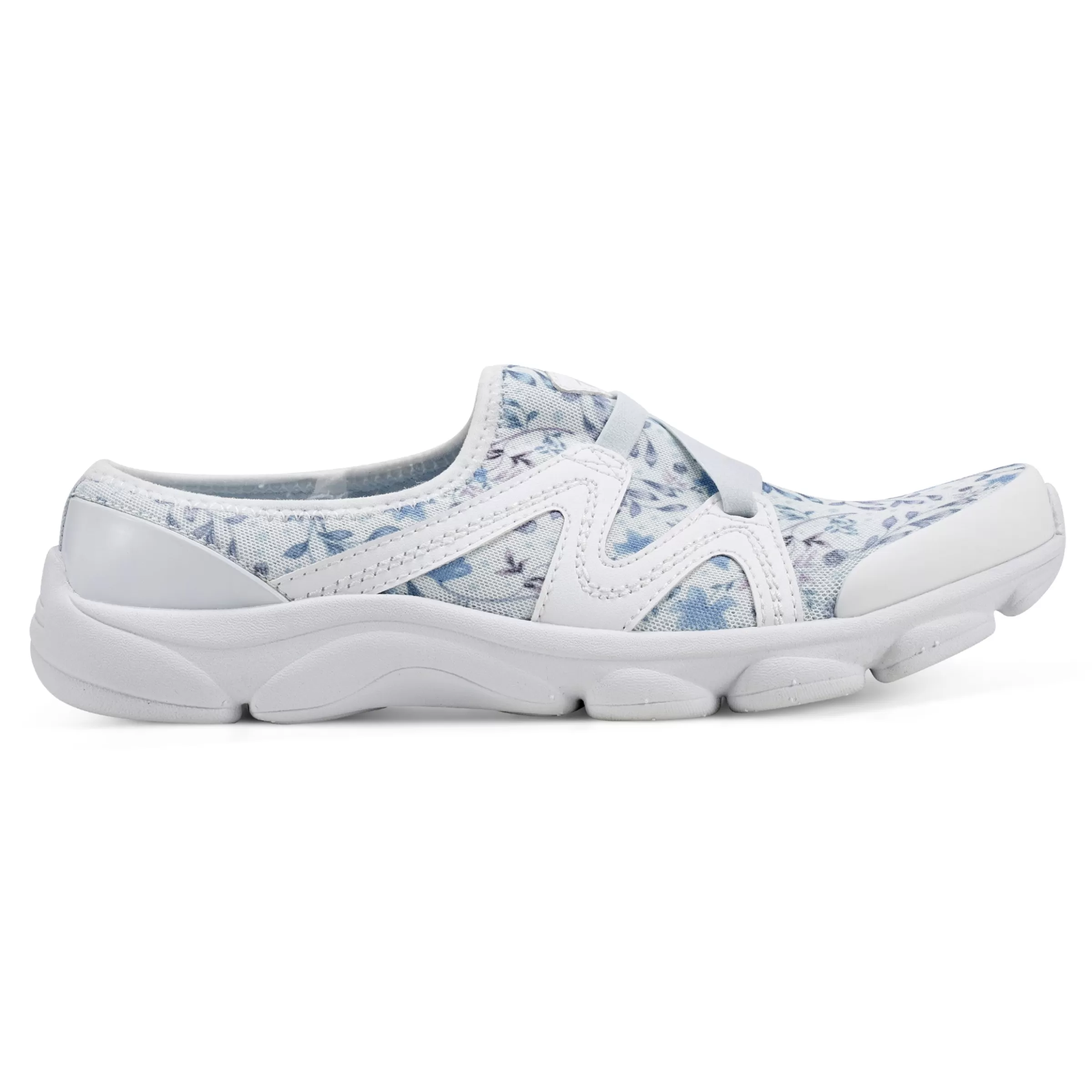 e360 | Riptide Clogs-Easy Spirit Riptide Clogs White/Blue Floral