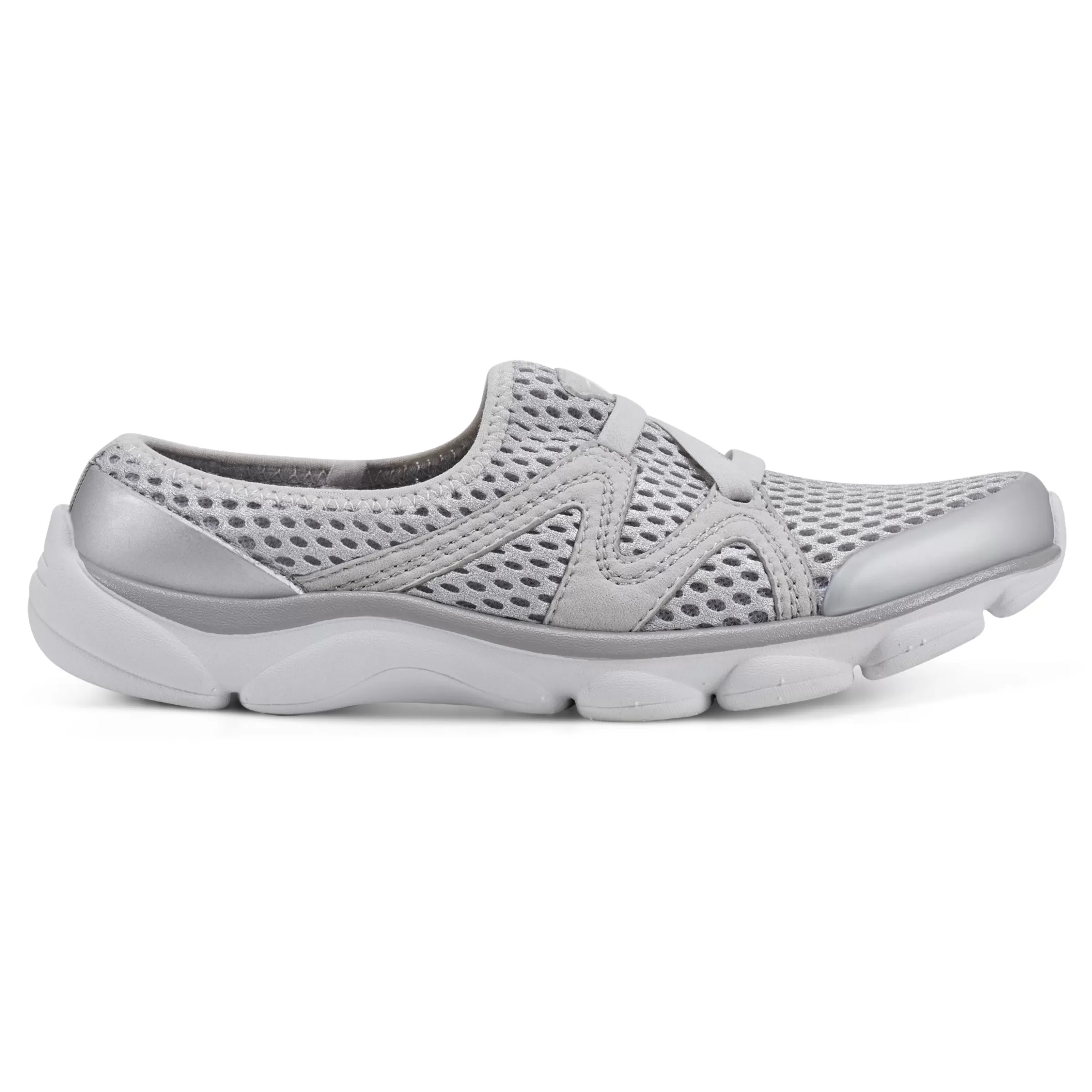 Riptide Clogs | e360-Easy Spirit Riptide Clogs Silver