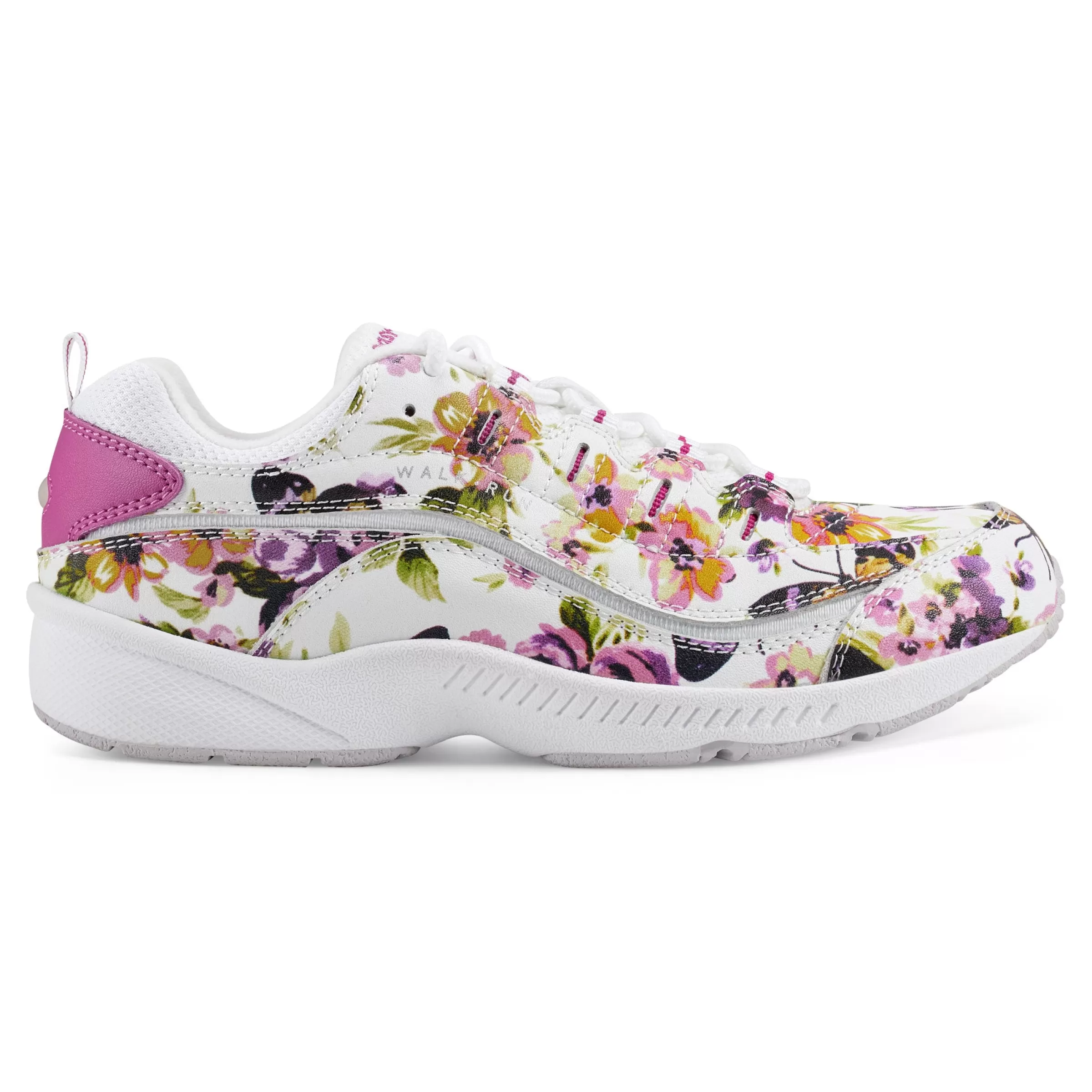 Romy & Friends | Romy Walking Shoes-Easy Spirit Romy Leather Walking Shoes Floral Butterfly Print