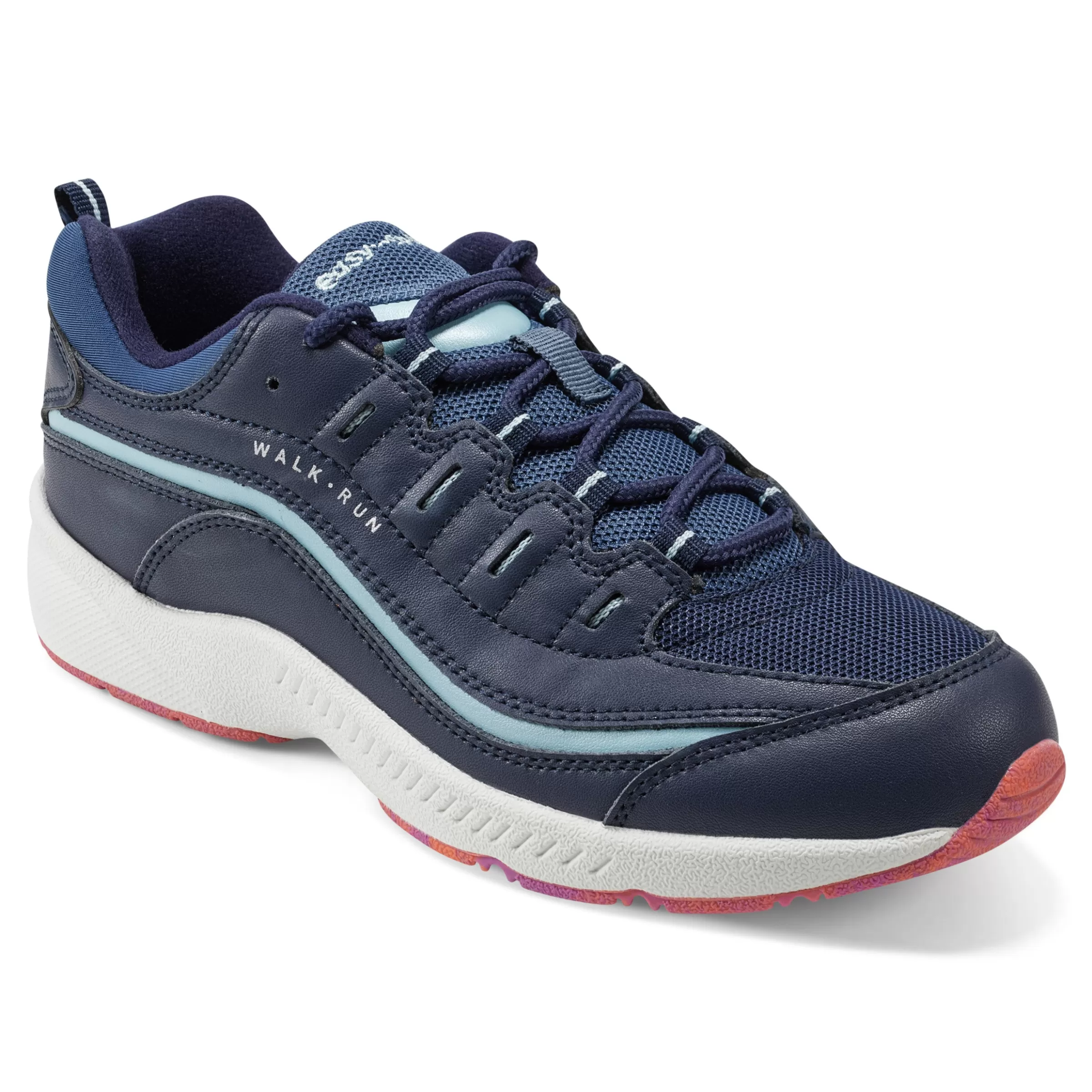 Romy & Friends | Romy Walking Shoes-Easy Spirit Romy Walking Shoes Navy Leather