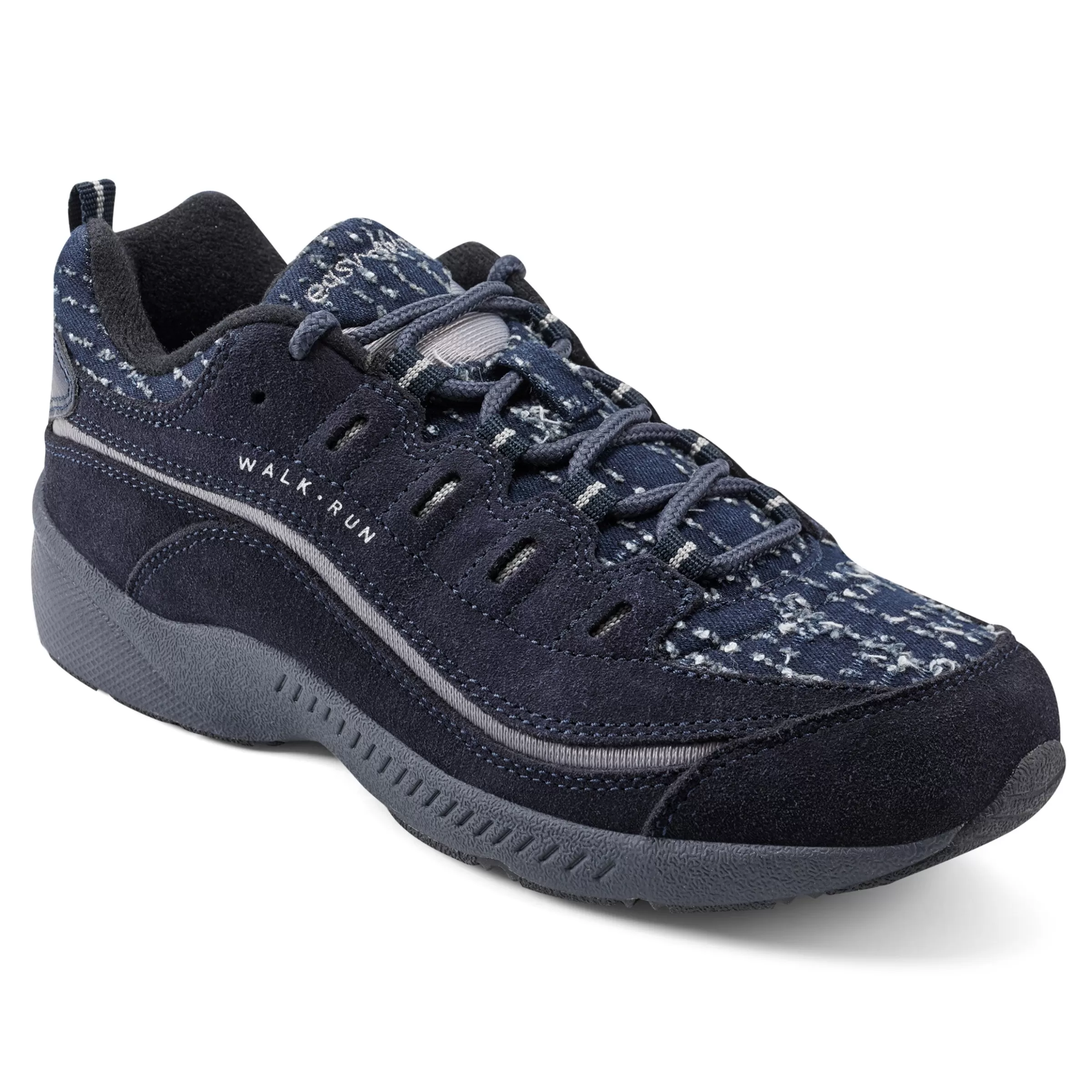 Romy & Friends | Romy Walking Shoes-Easy Spirit Romy Walking Shoes Navy Boucle