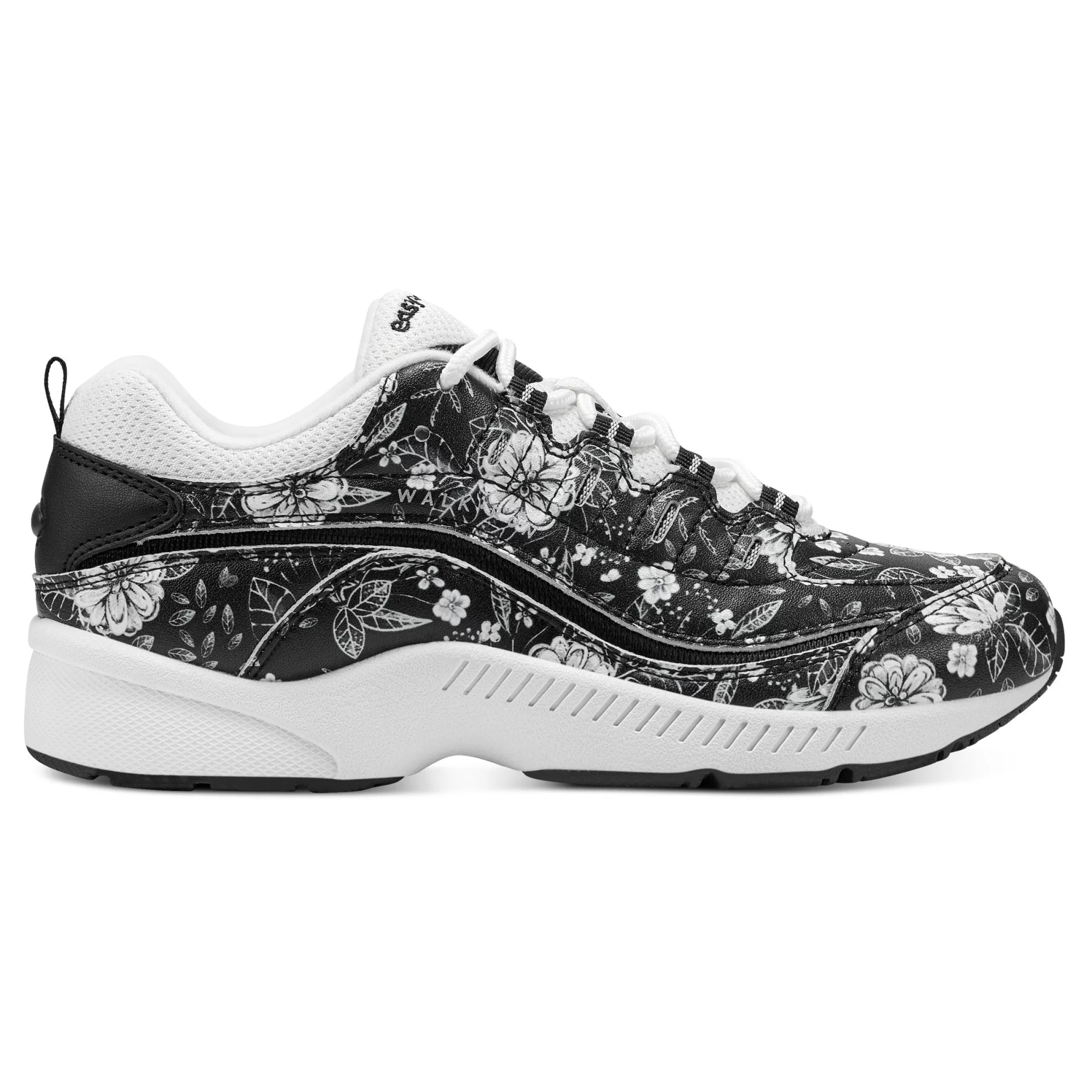 Romy & Friends | Romy Walking Shoes-Easy Spirit Romy Walking Shoes Black/White Floral