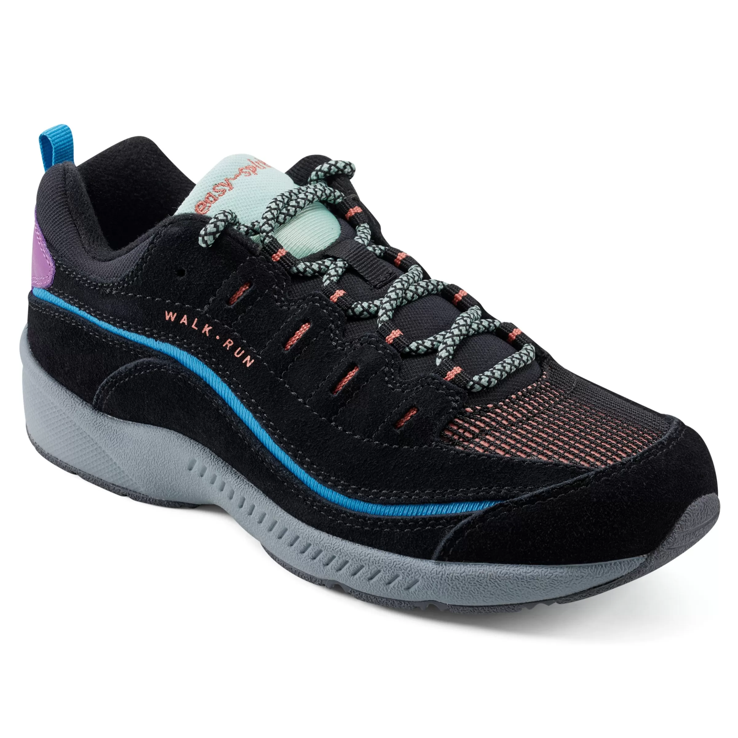 Romy & Friends | Romy Walking Shoes-Easy Spirit Romy Walking Shoes Black/Blue/Orange