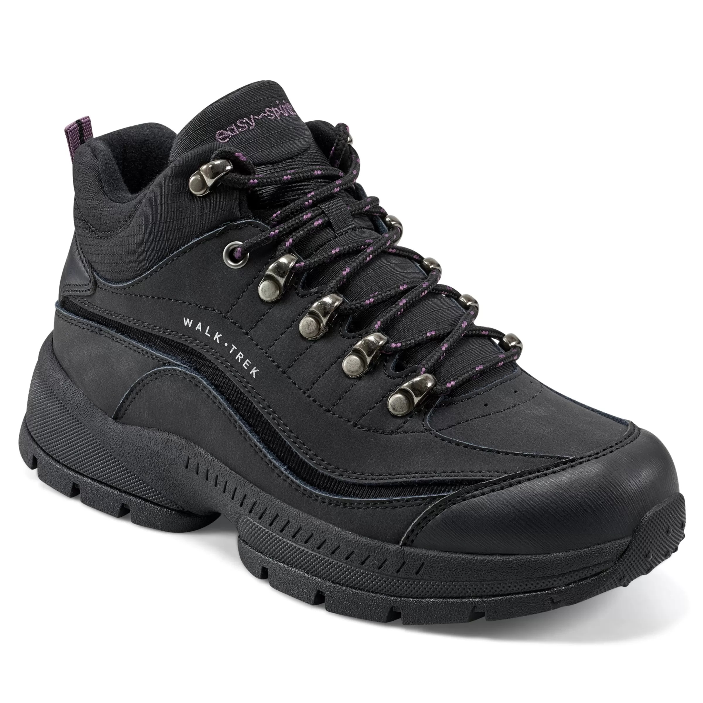 Explore24 | Explore24-Easy Spirit Romytrm Active Walking Shoes Black Leather