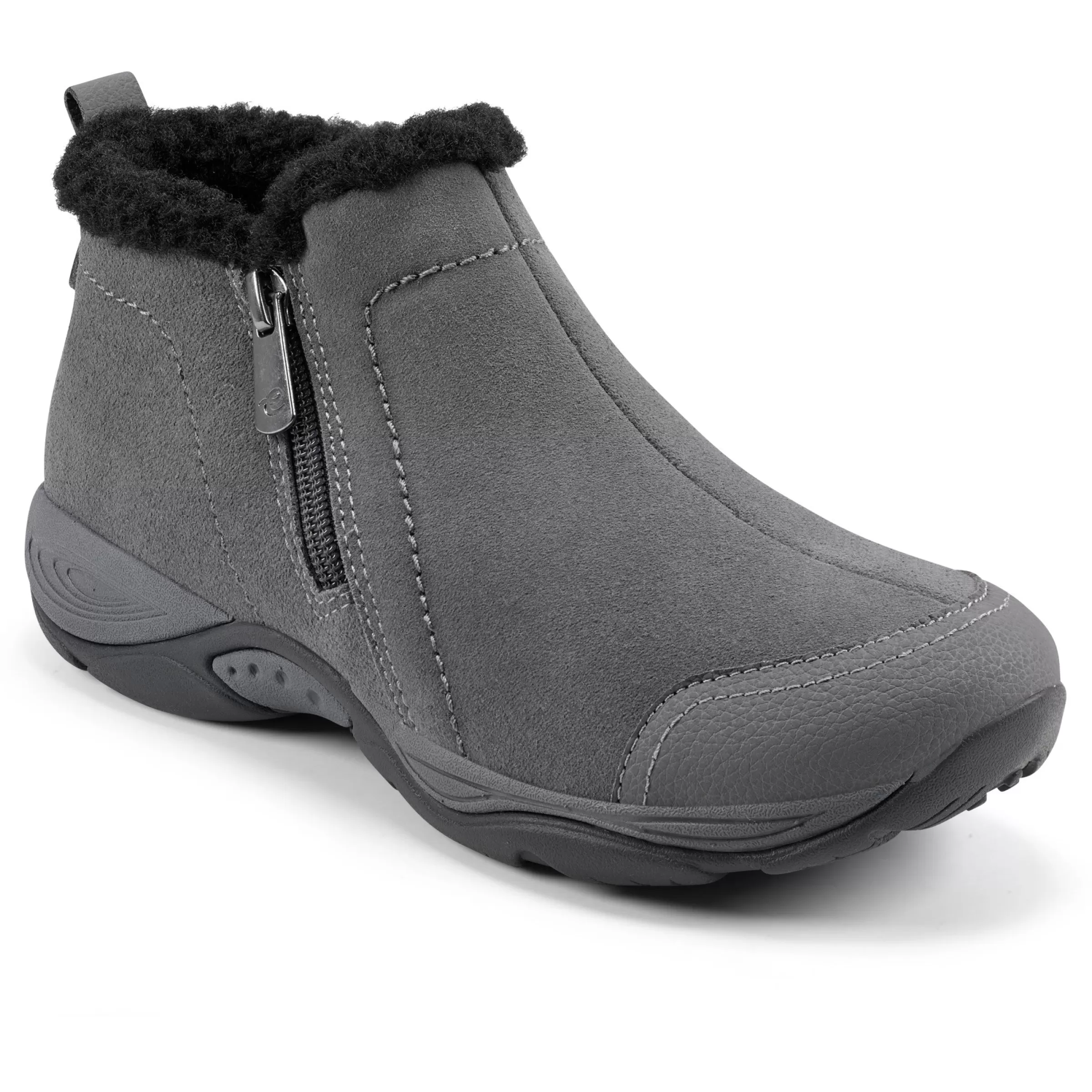 Explore24 | Explore24-Easy Spirit Runna Cold Weather Booties Grey Suede