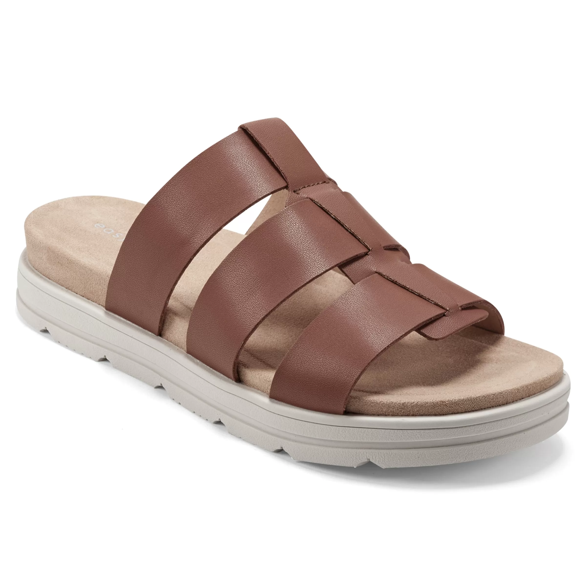 Casual | Sandals-Easy Spirit Salana Slip On Sandals Dark Tan