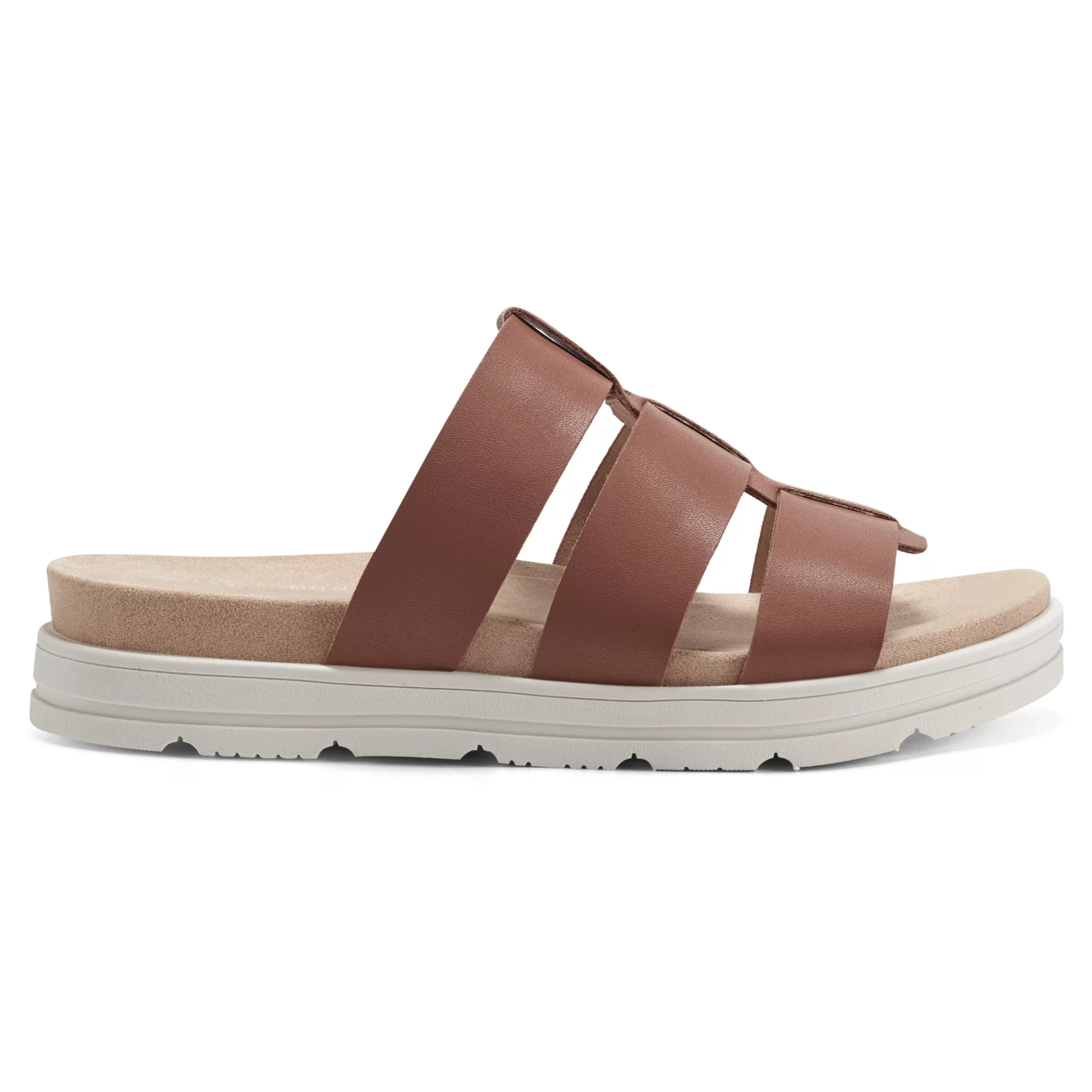 Casual | Sandals-Easy Spirit Salana Slip On Sandals Dark Tan