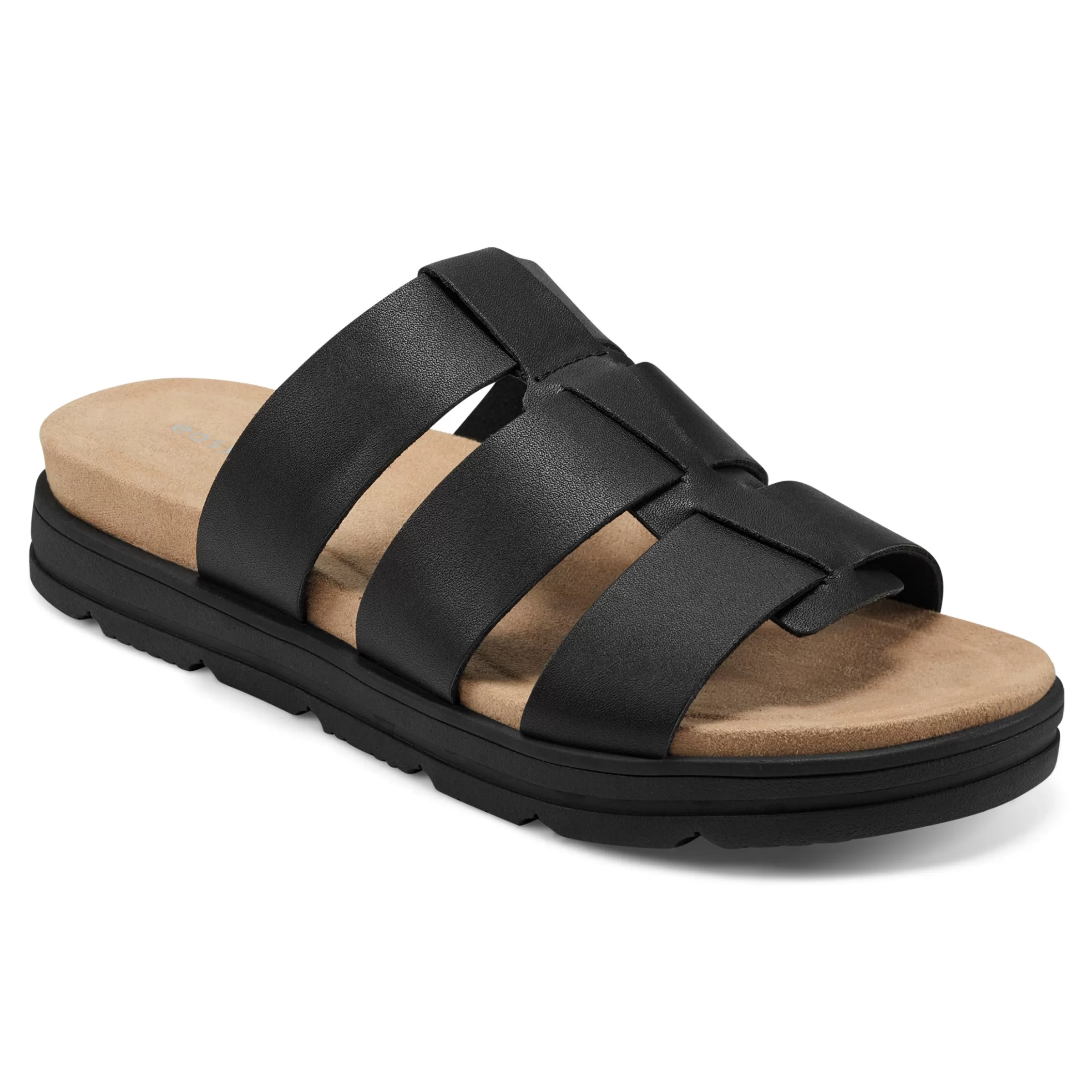 Casual | Slip Ons-Easy Spirit Salana Slip On Sandals Black