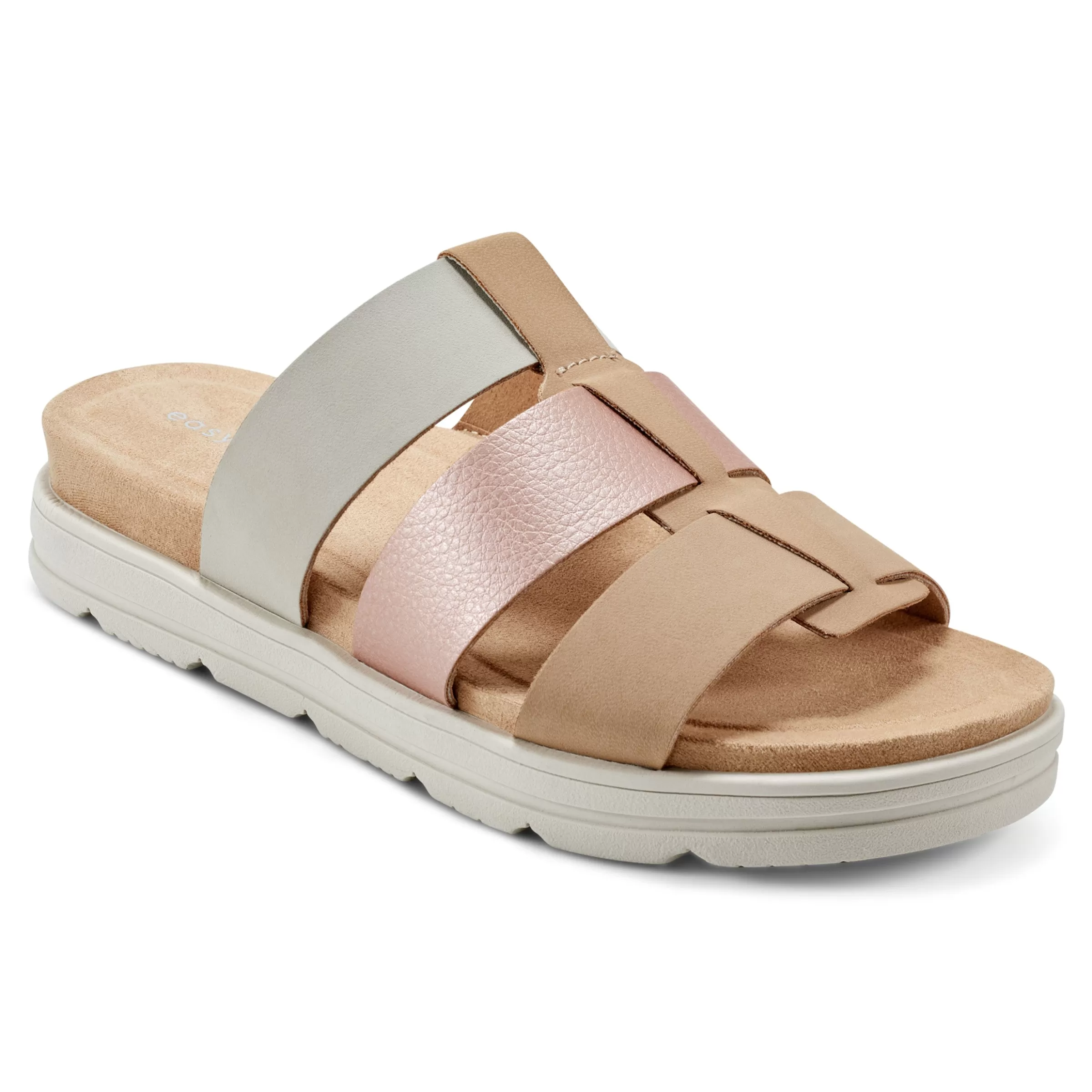 Casual | Sandals-Easy Spirit Salana Slip On Sandals Light Natural