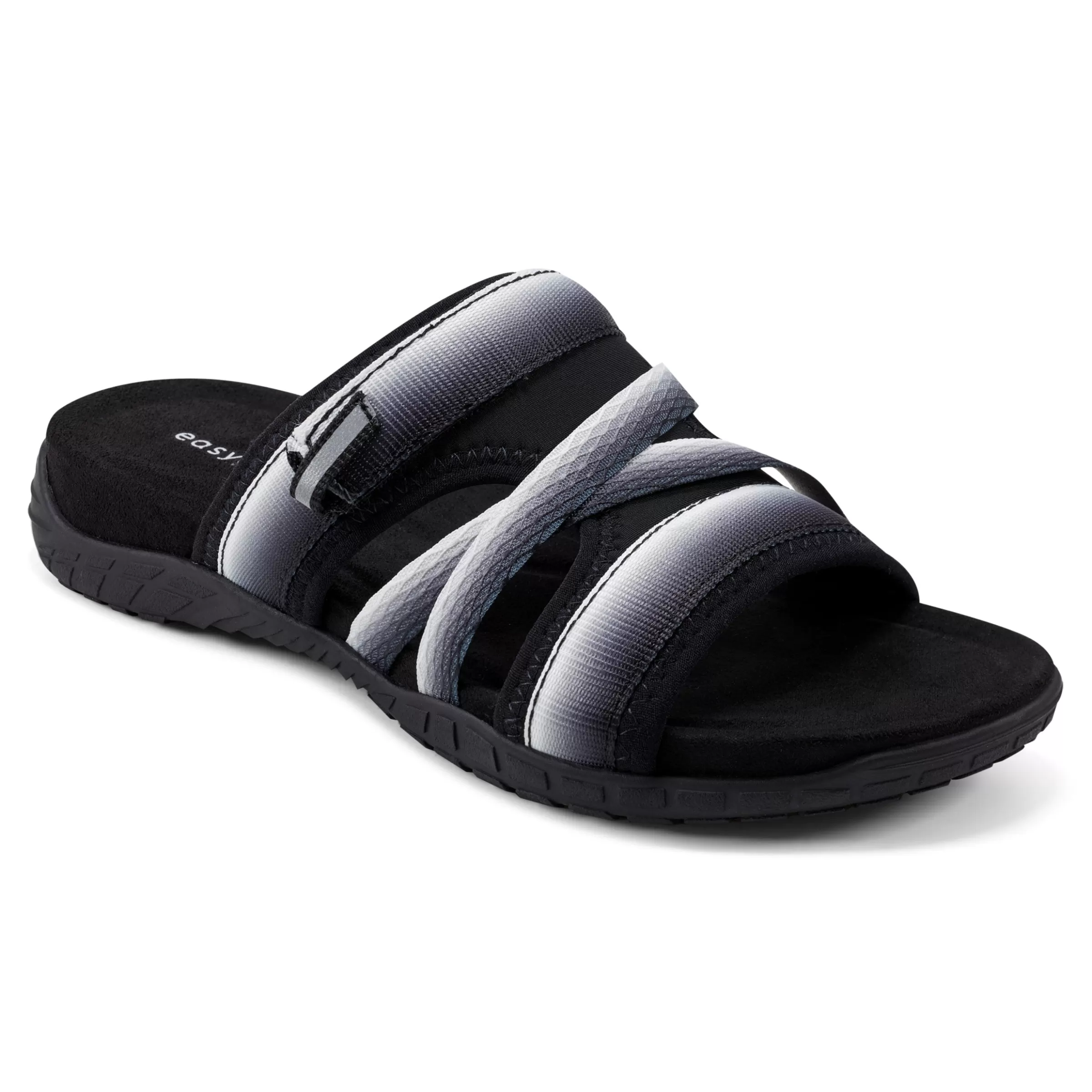 Sport | Explore24-Easy Spirit Shells Flat Sandals Black Ombre