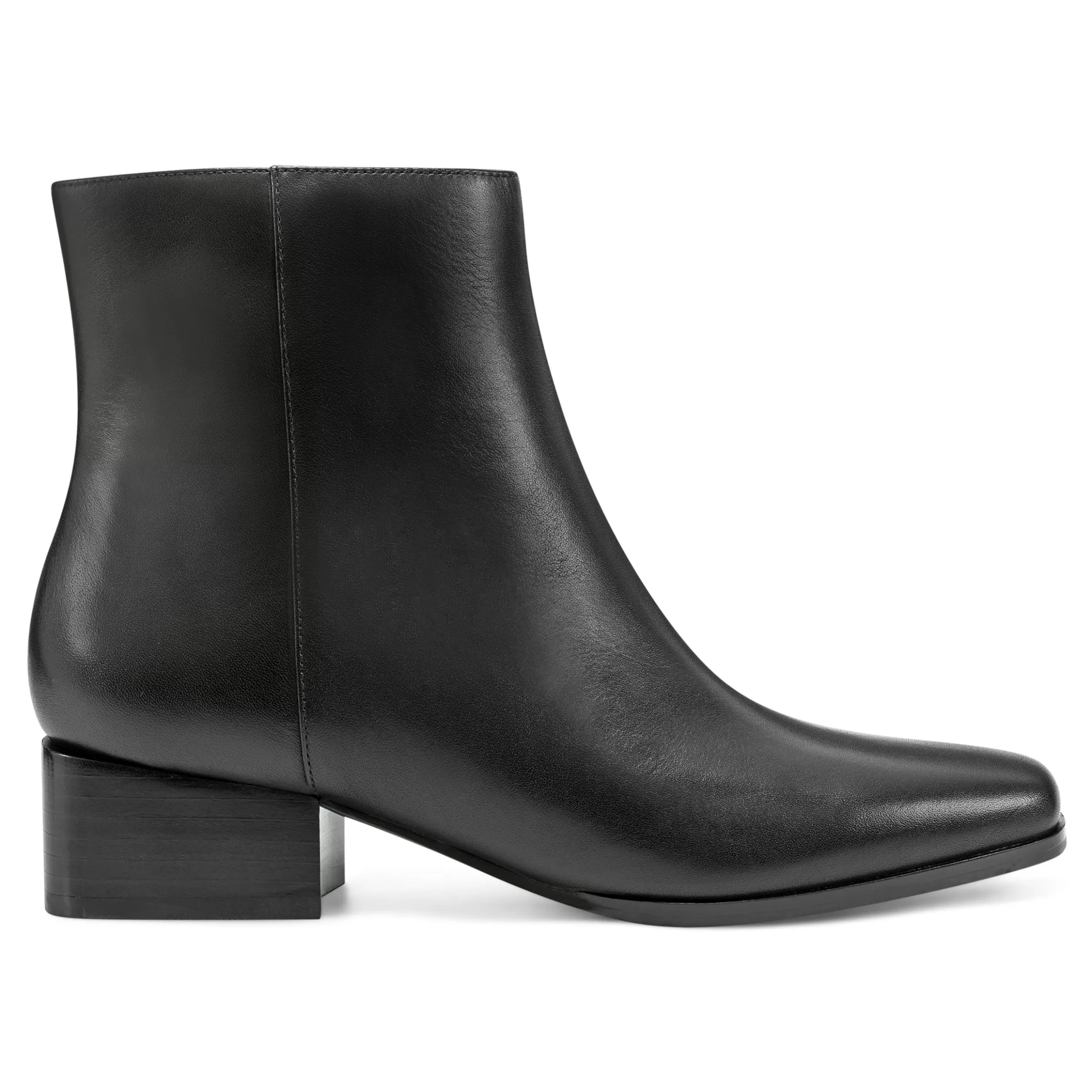 eFlex | eFlex-Easy Spirit Sidney Dress Booties Black Leather