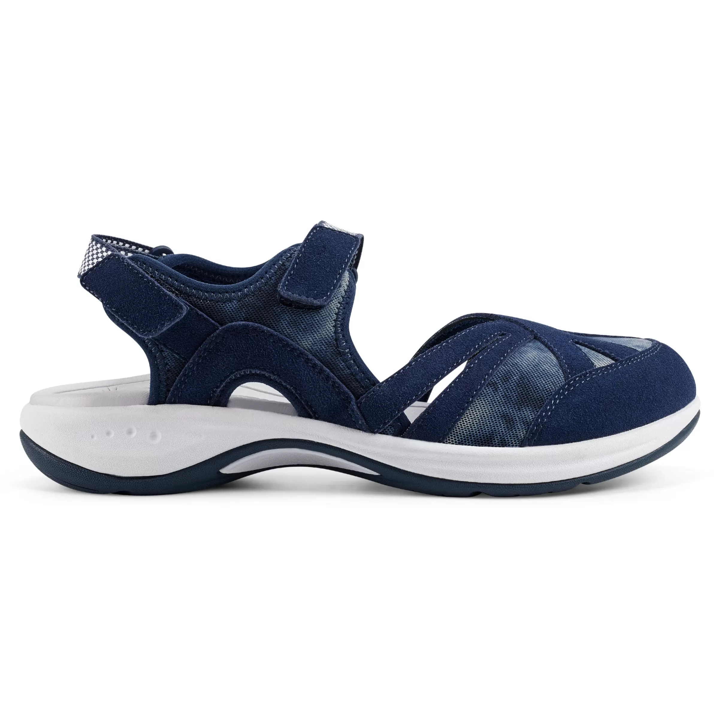 Sport | Explore24-Easy Spirit Splash Flat Hiking Sandals Navy Tie Dye Print