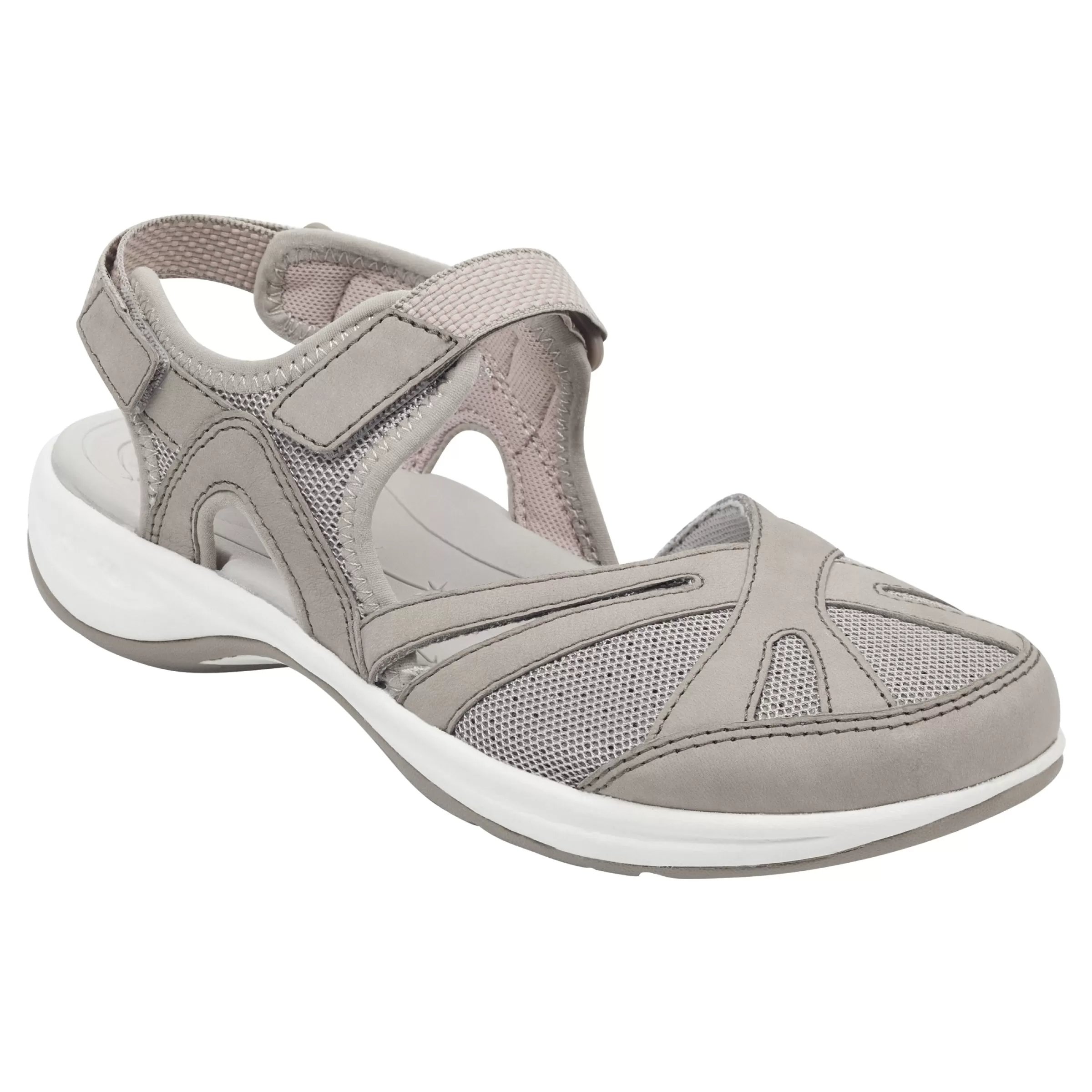 Sport | Explore24-Easy Spirit Splash Flat Hiking Sandals Khaki Multi Nubuck