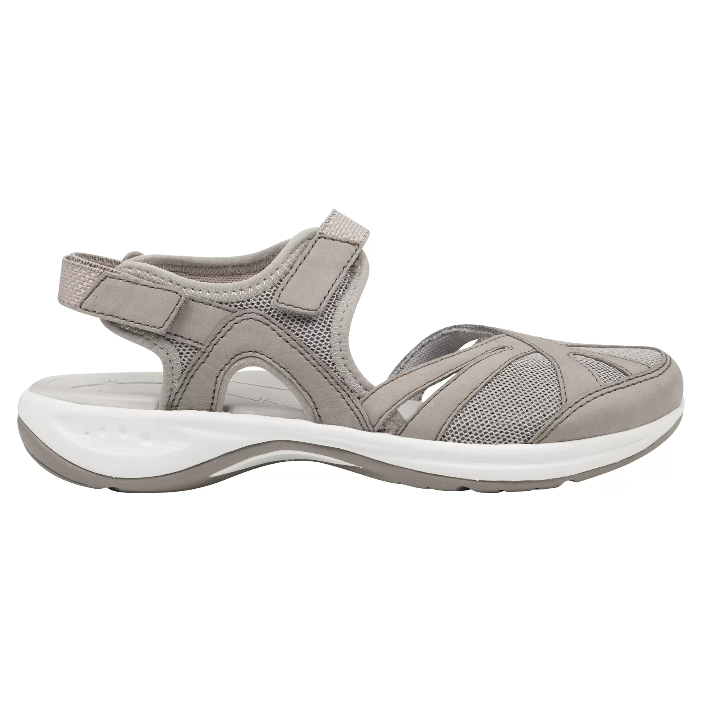 Sport | Explore24-Easy Spirit Splash Flat Hiking Sandals Khaki Multi Nubuck