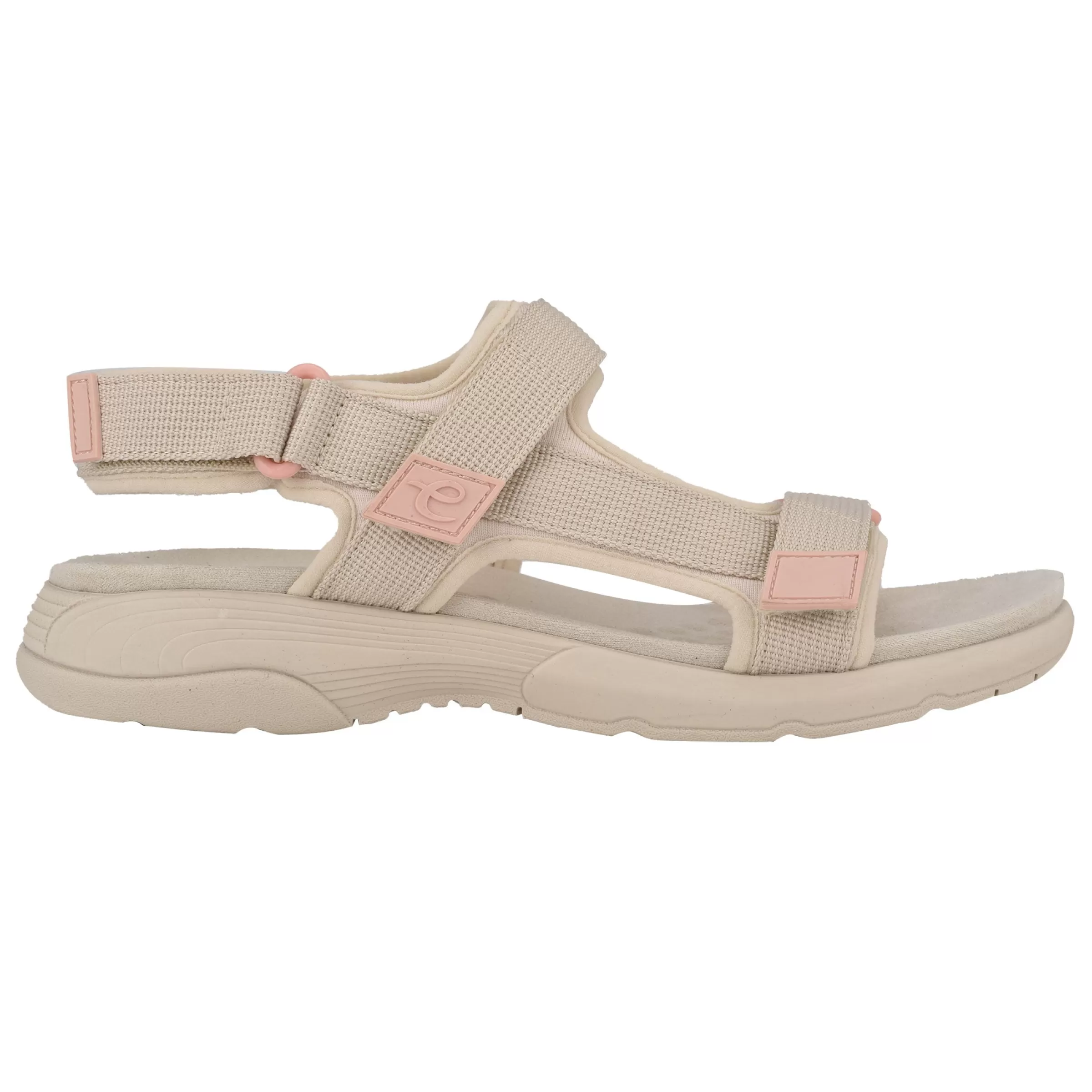 Traciee | Casual-Easy Spirit Tabata Slip On Sandals Light Taupe Fabric