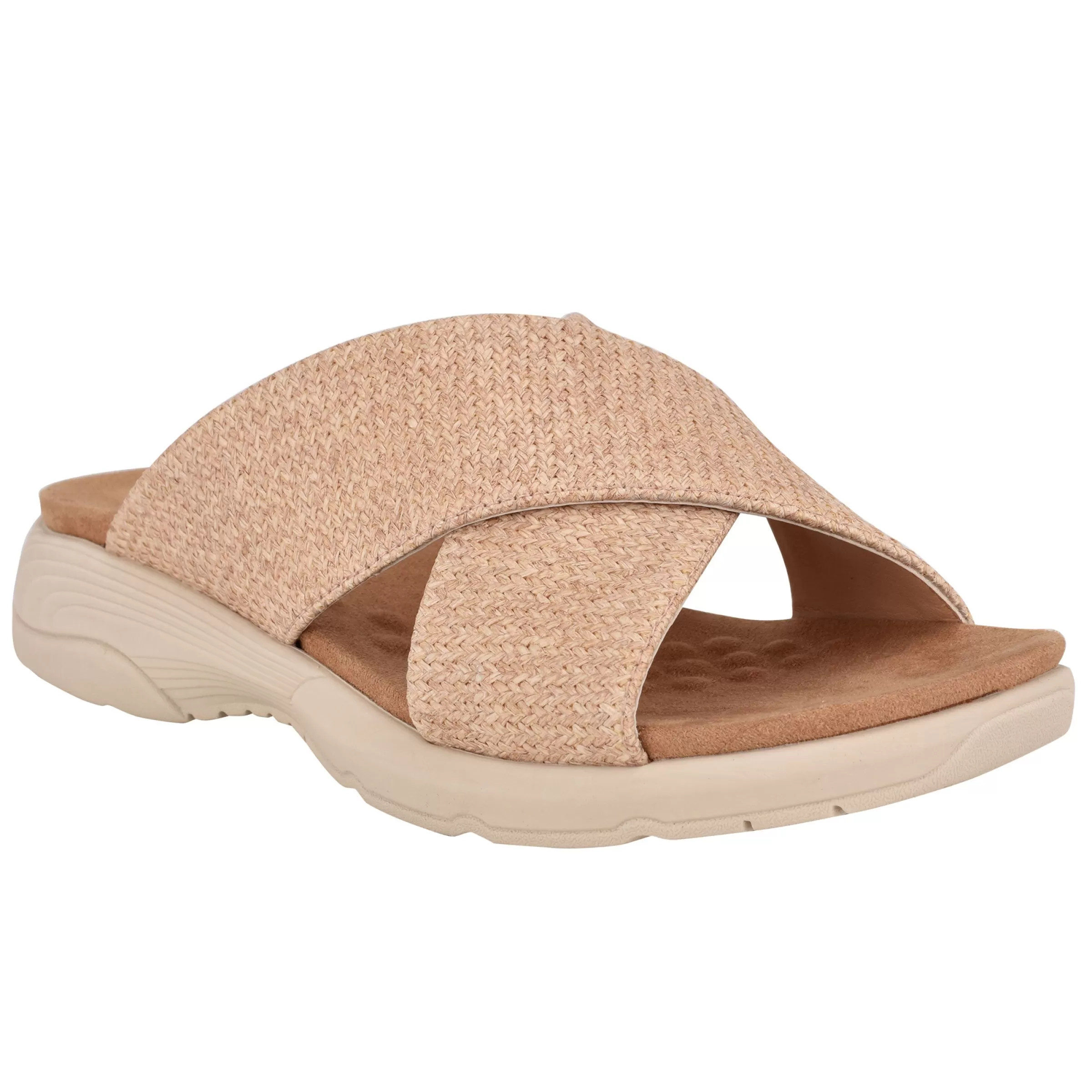 Traciee | Casual-Easy Spirit Taite Slip On Sandals Light Natural Multi