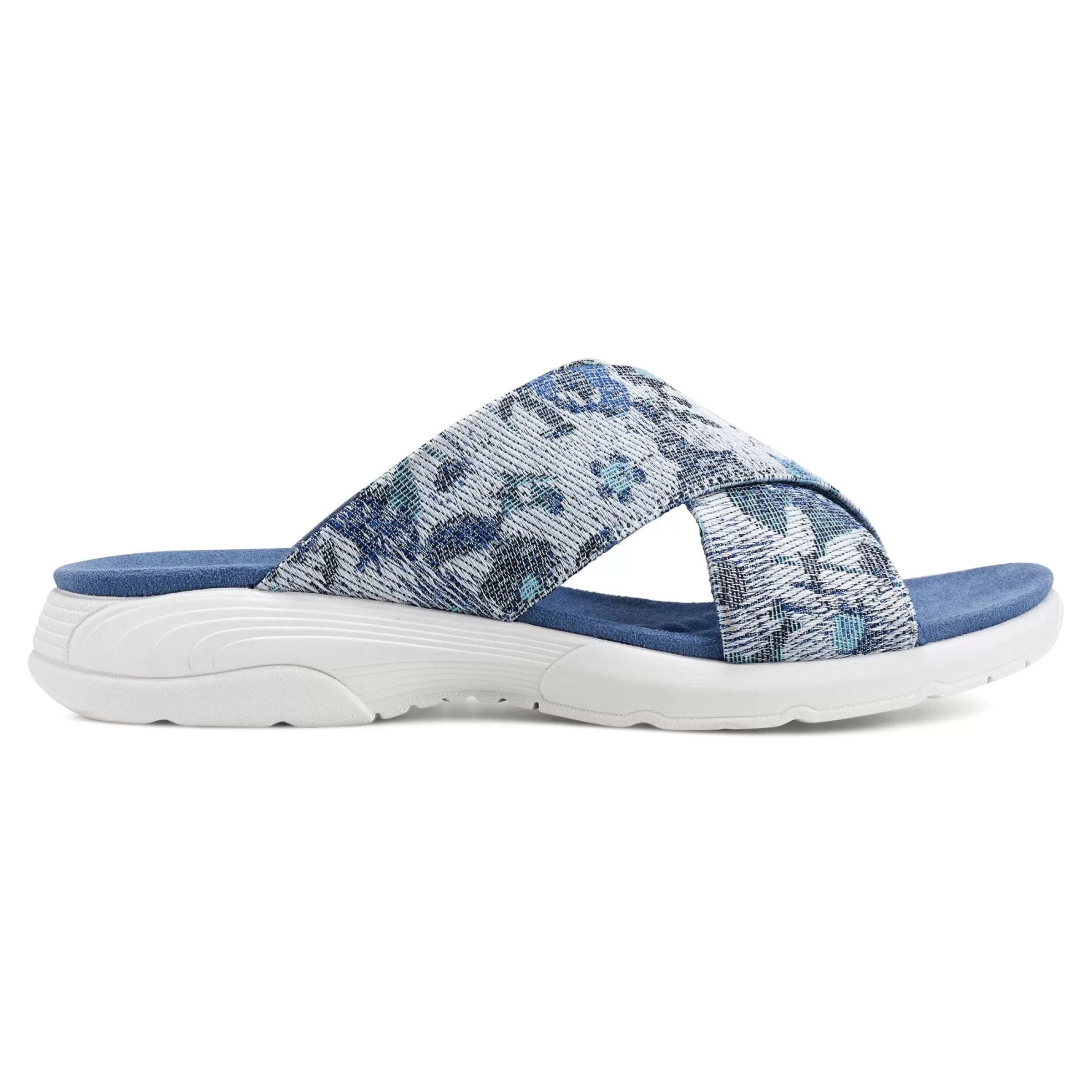 Casual | Sport-Easy Spirit Taite Slip On Sandals Light Denim Floral Print