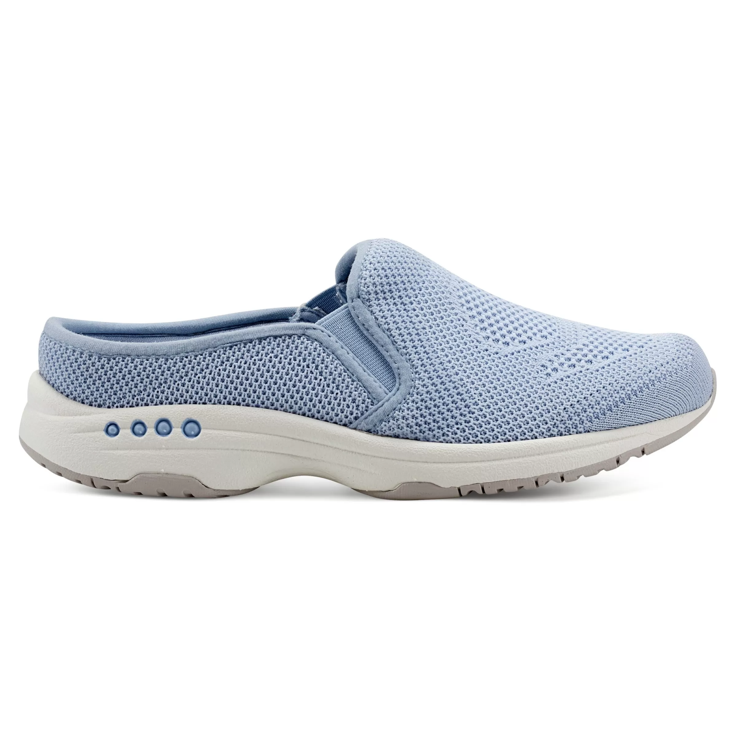 Traveltime Family | Slip Ons-Easy Spirit Takeknit Eco Clogs Light Blue