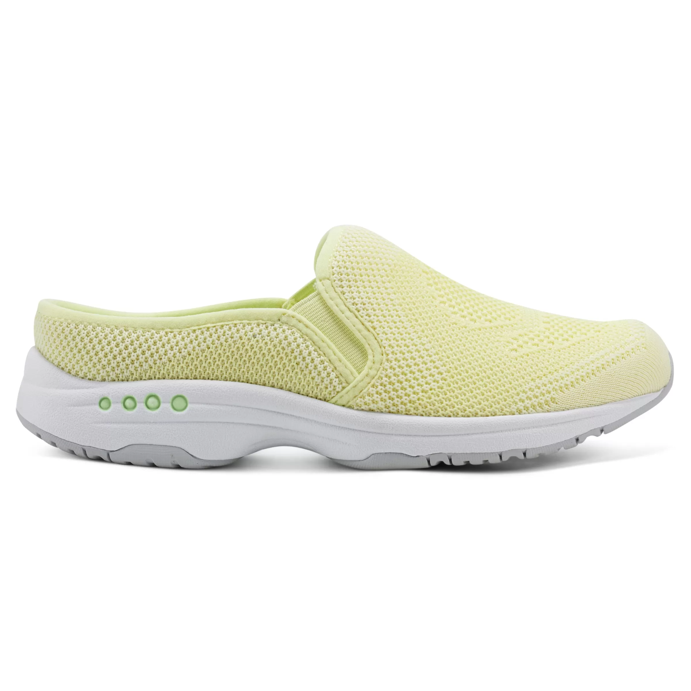 Traveltime Family | Slip Ons-Easy Spirit Takeknit Eco Clogs Chartreuse