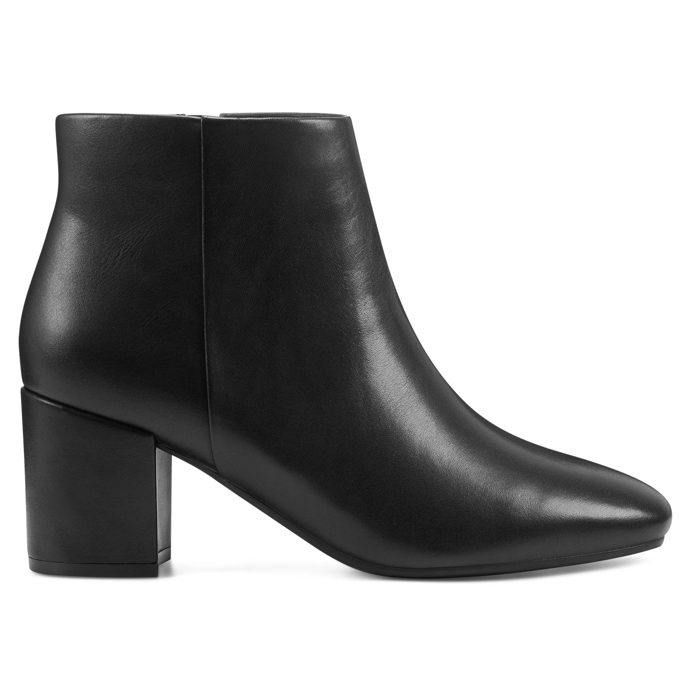 eFlex | eFlex-Easy Spirit Tamara Heeled Booties Black Leather