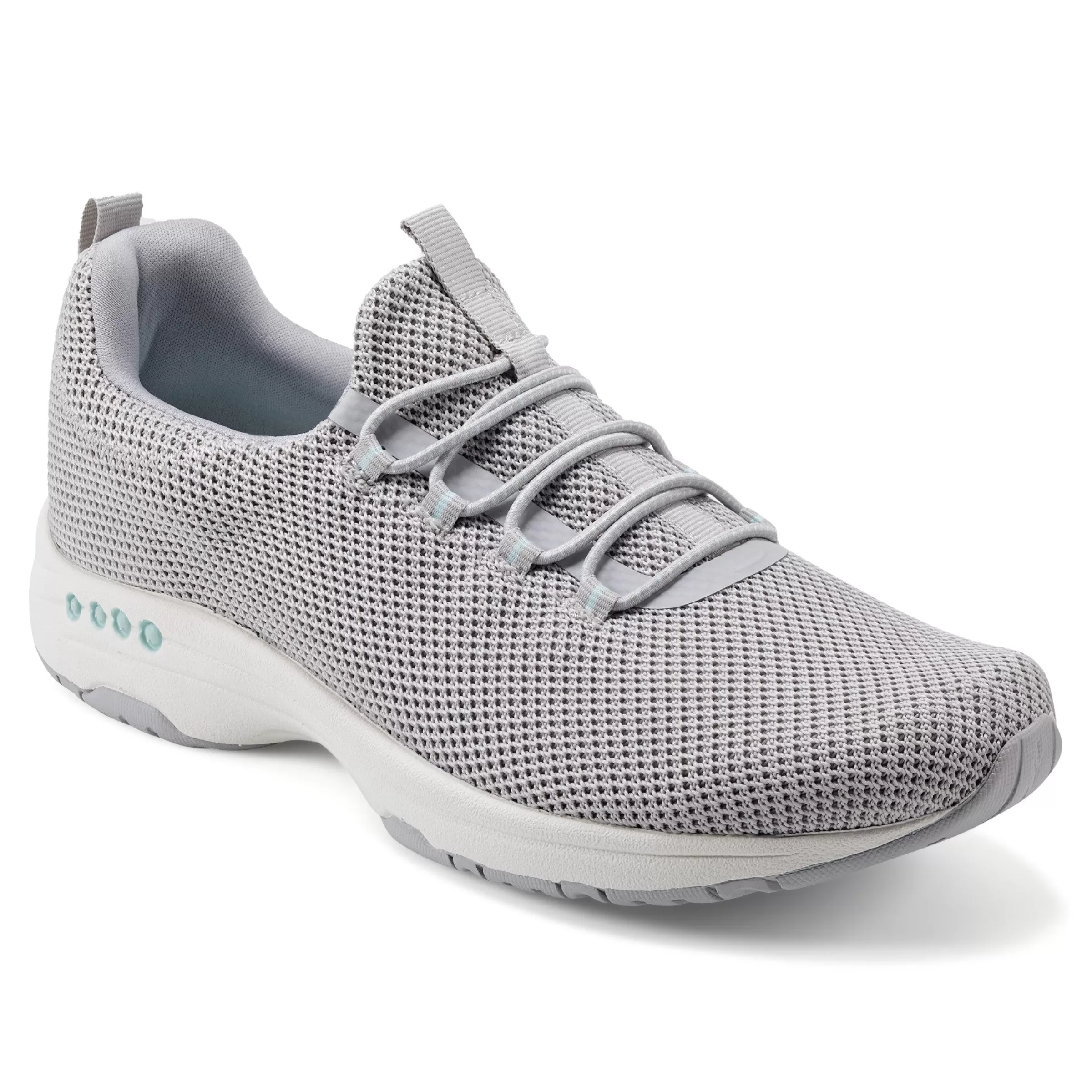 Traveltime Family | Slip Ons-Easy Spirit Tame Slip On Sneakers Light Grey Knit