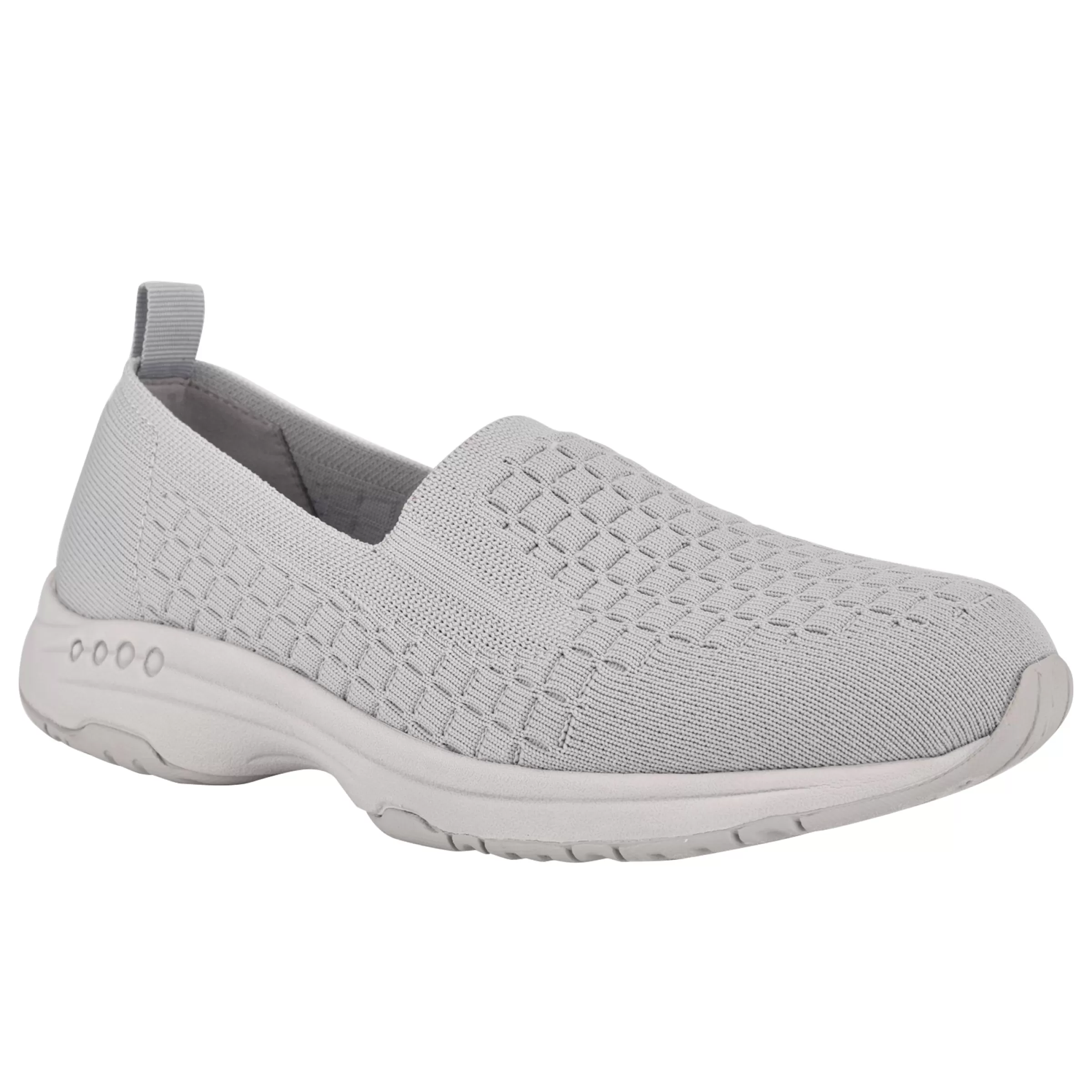 Traveltime Family | Sneakers-Easy Spirit Tech Eco Slip On Sneakers Grey Recycled Knit