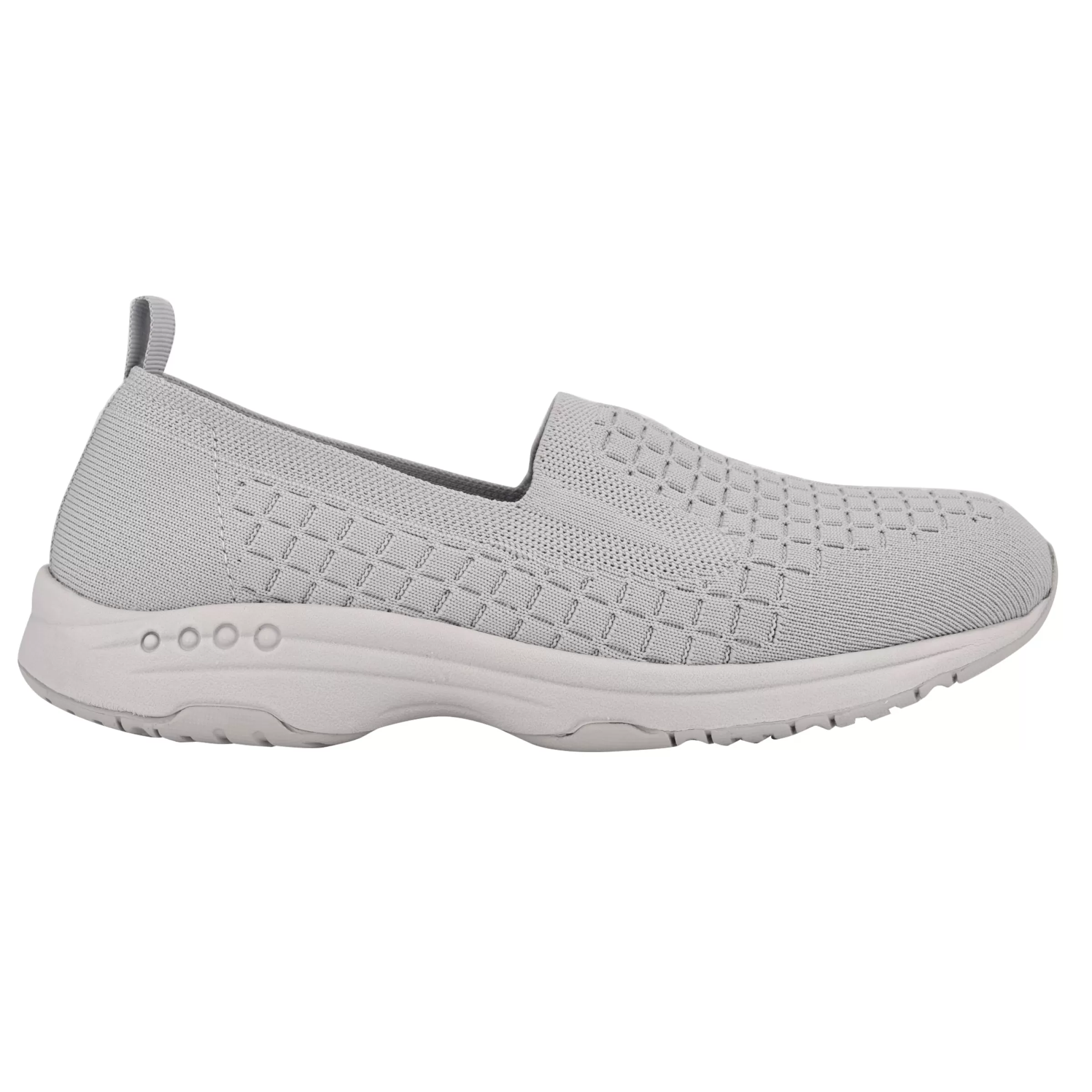 Traveltime Family | Sneakers-Easy Spirit Tech Eco Slip On Sneakers Grey Recycled Knit