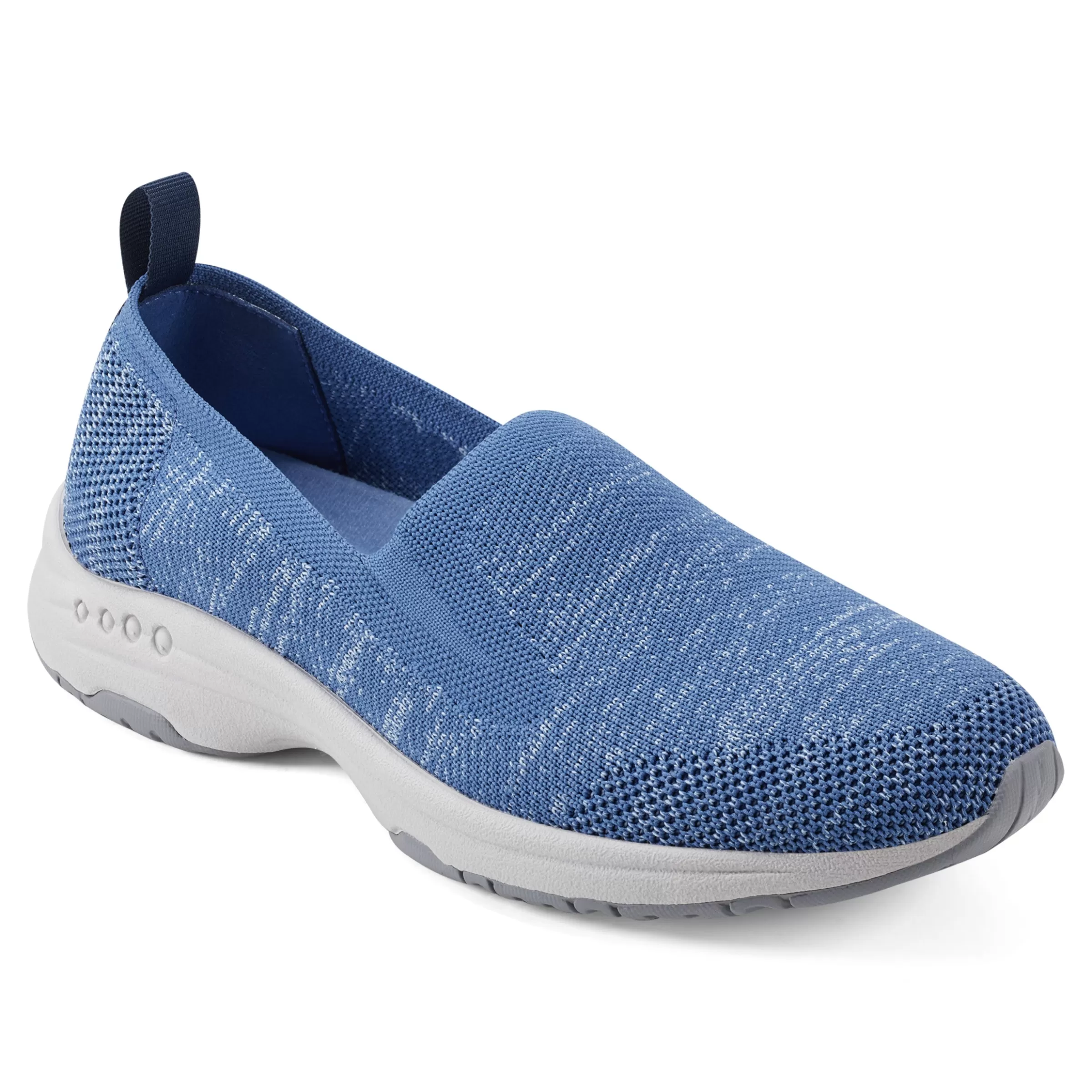 Traveltime Family | Slip Ons-Easy Spirit Tech Eco Slip On Sneakers Medium Blue Knit