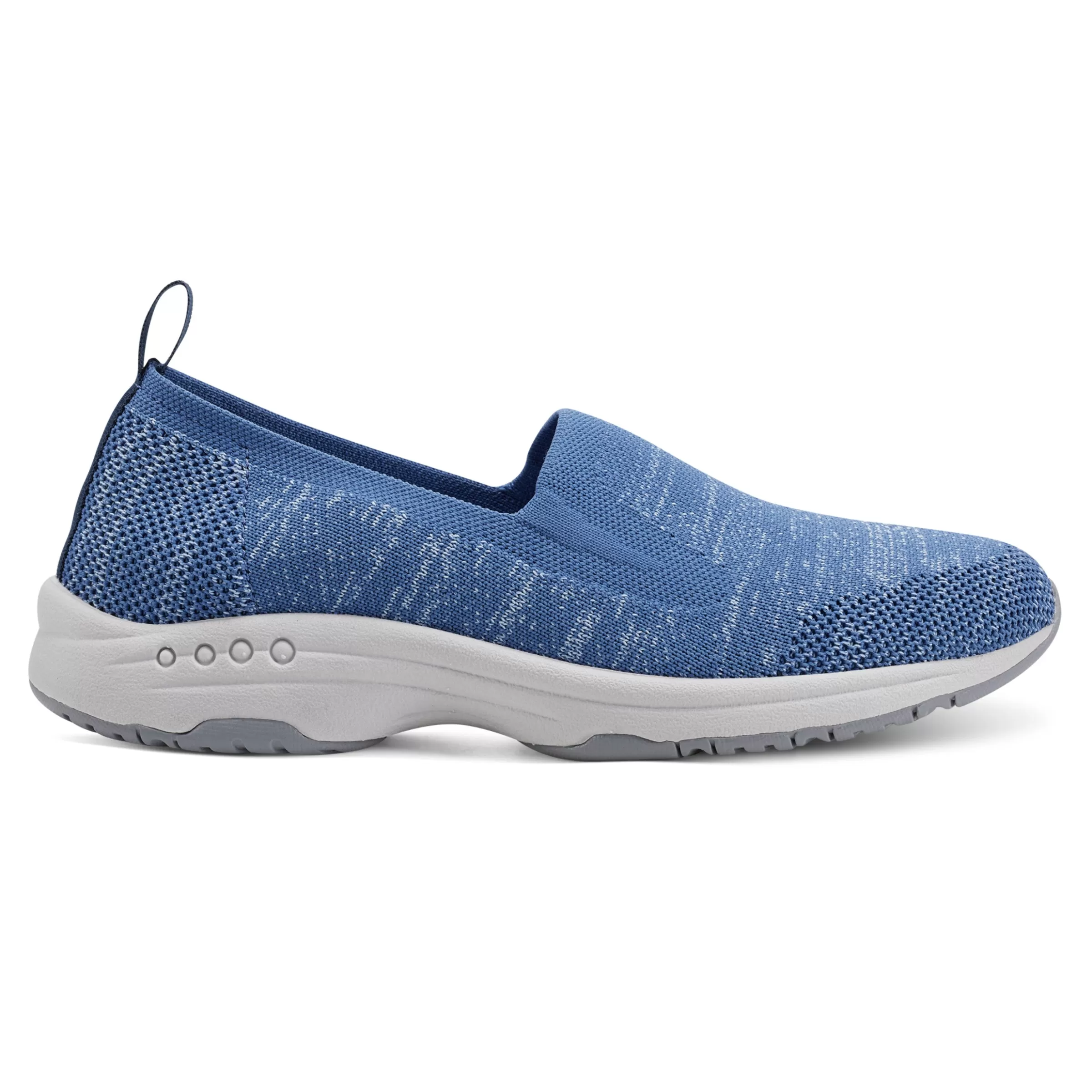 Traveltime Family | Slip Ons-Easy Spirit Tech Eco Slip On Sneakers Medium Blue Knit