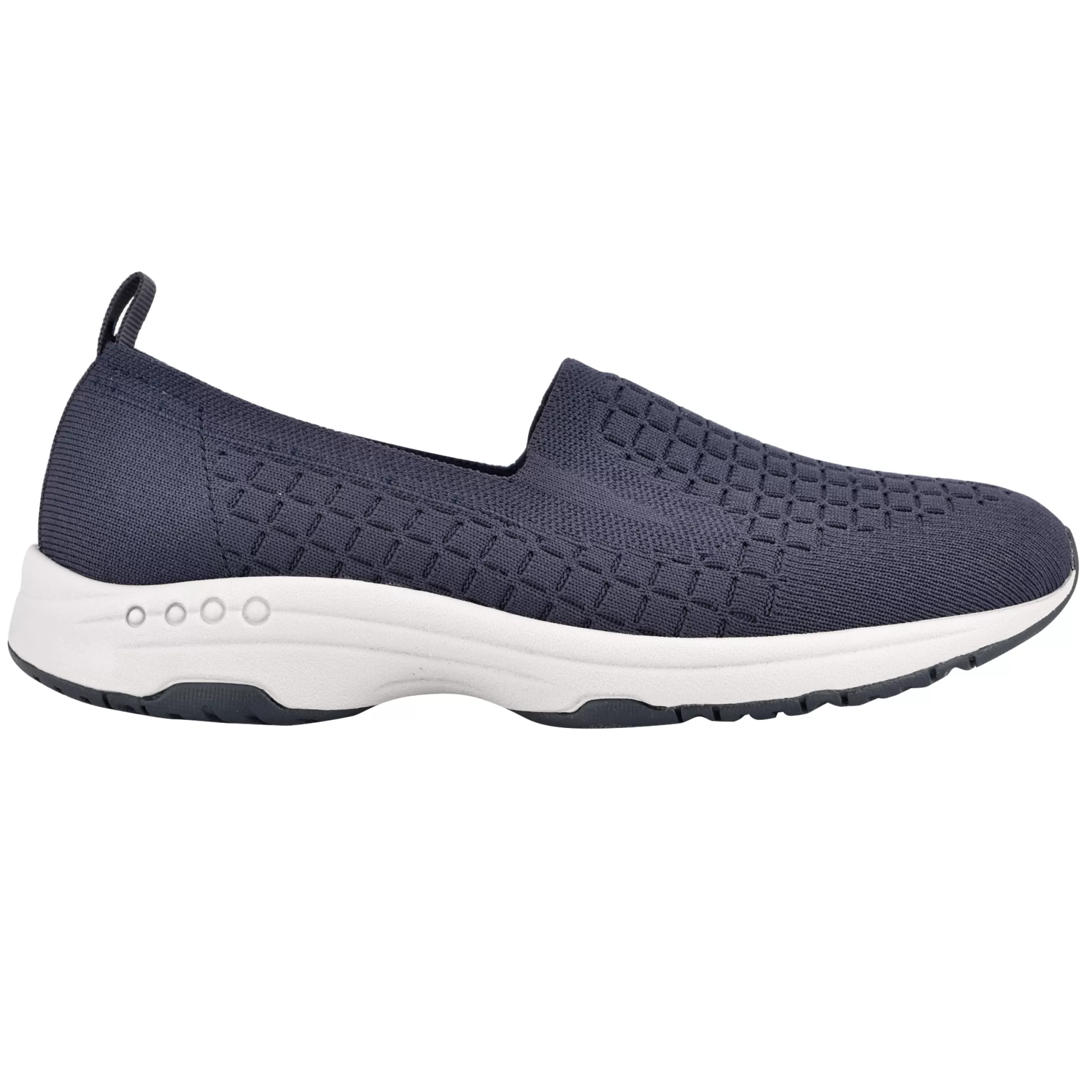 Traveltime Family | Slip Ons-Easy Spirit Tech Eco Slip On Sneakers Navy Recycled Knit