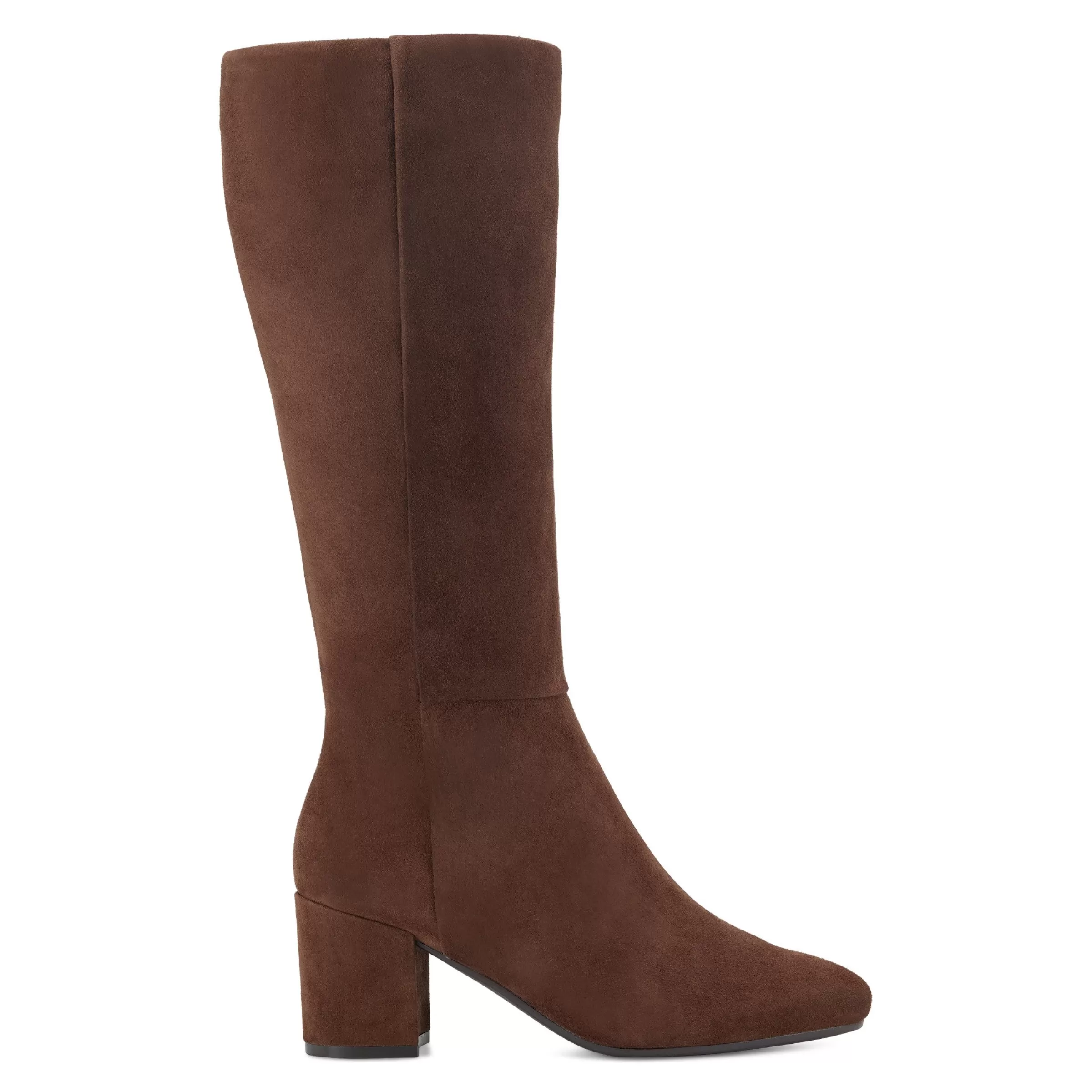 eFlex | eFlex-Easy Spirit Tony Heeled Boots Brown Suede