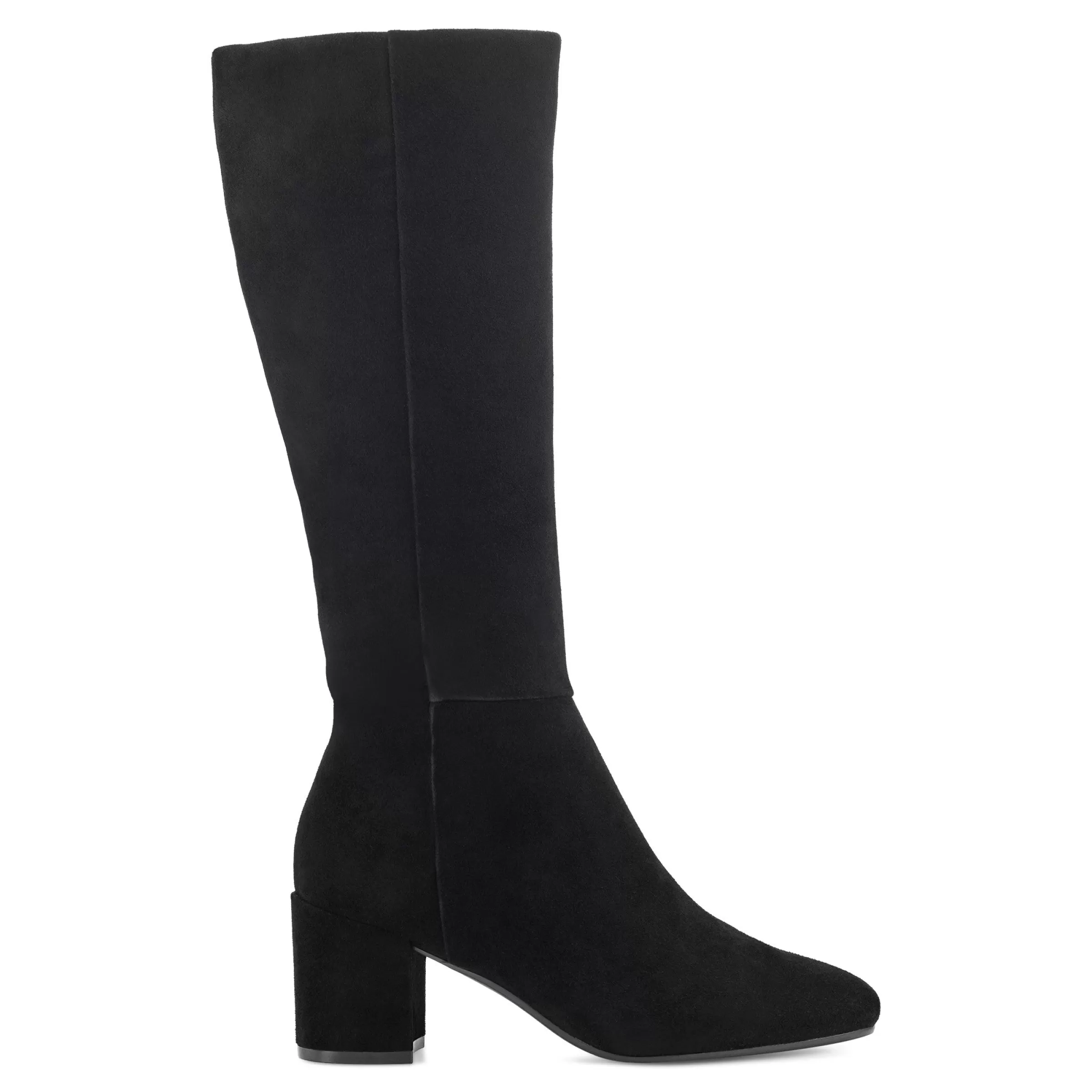 eFlex | eFlex-Easy Spirit Tony Heeled Boots Black Suede