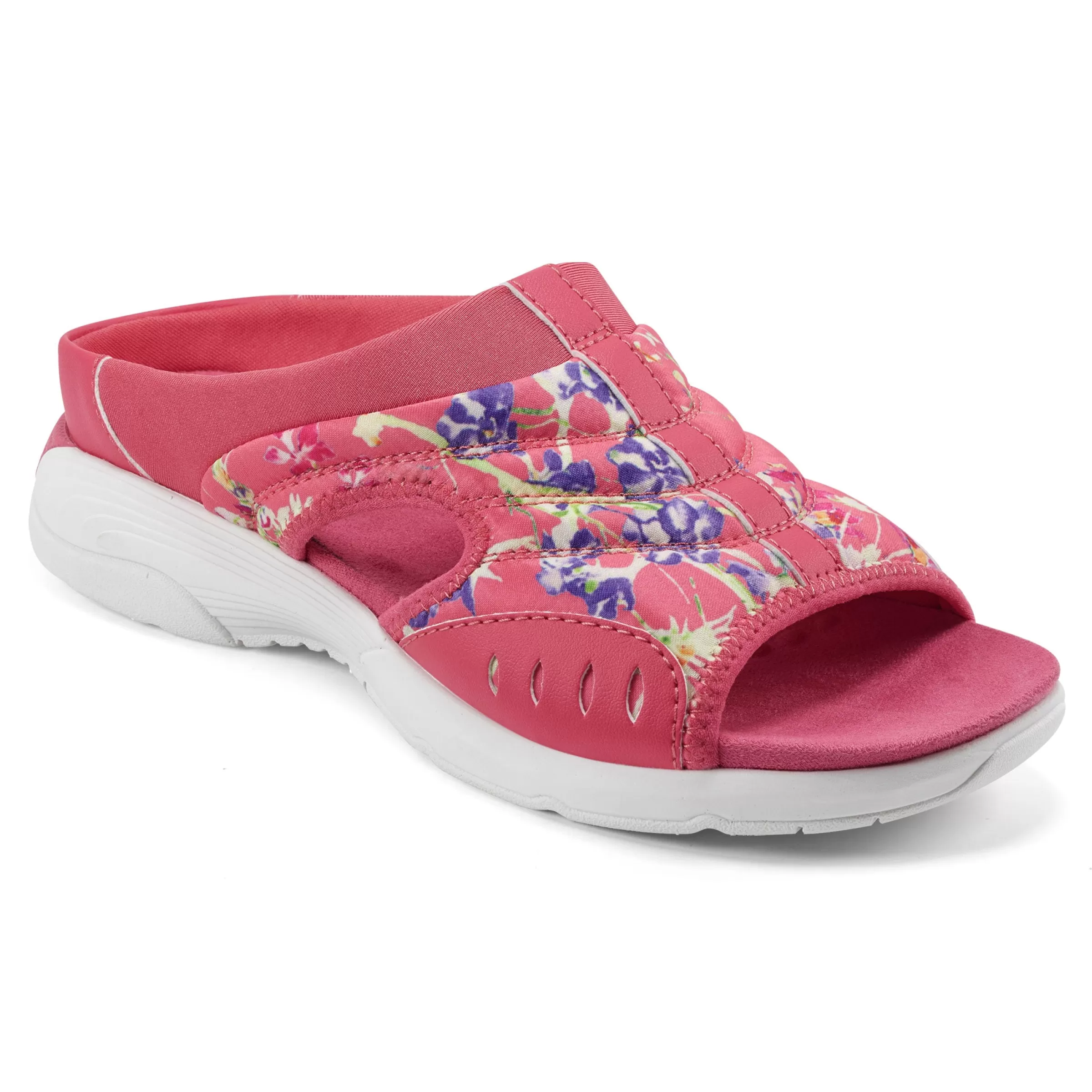 Traciee | Casual-Easy Spirit Traciee Slip On Sandals Red Floral Print