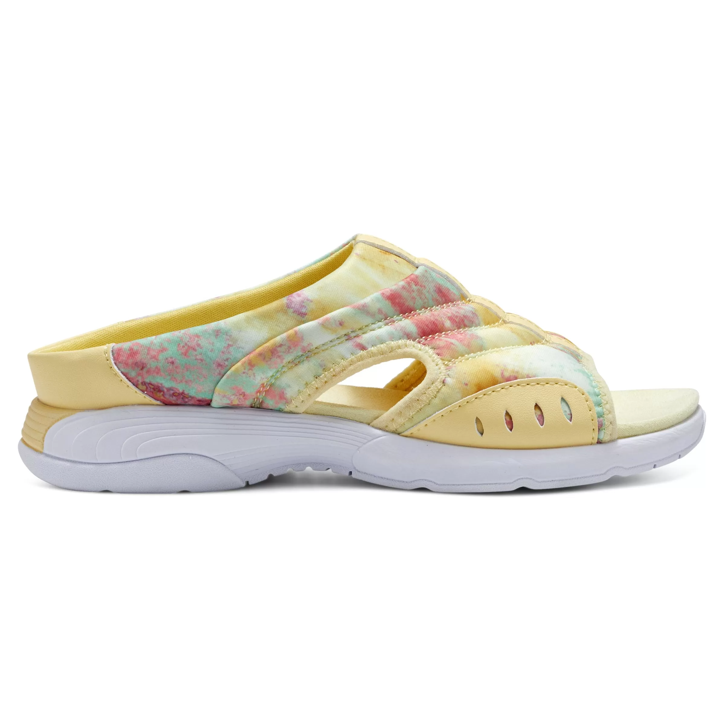 Traciee | Casual-Easy Spirit Traciee Slip On Sandals Yellow Multi Floral Print