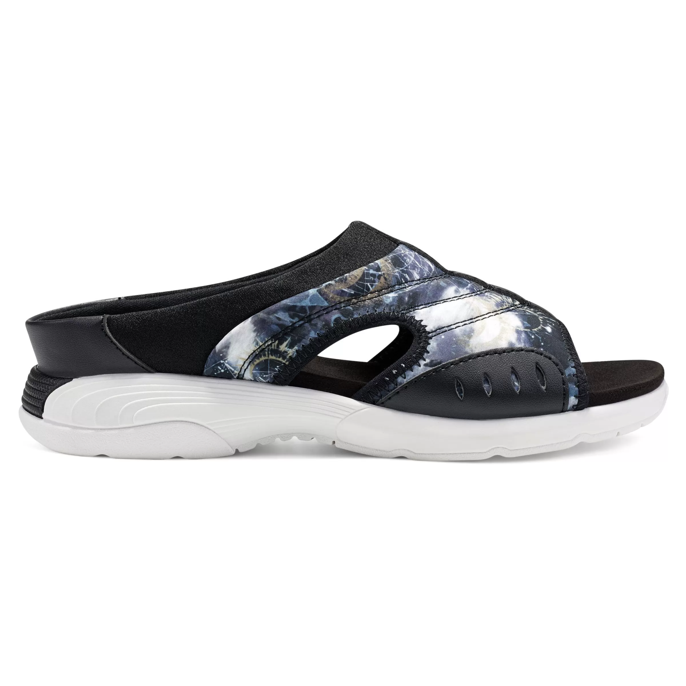 Traciee | Casual-Easy Spirit Traciee Slip On Sandals Black Multi Knit