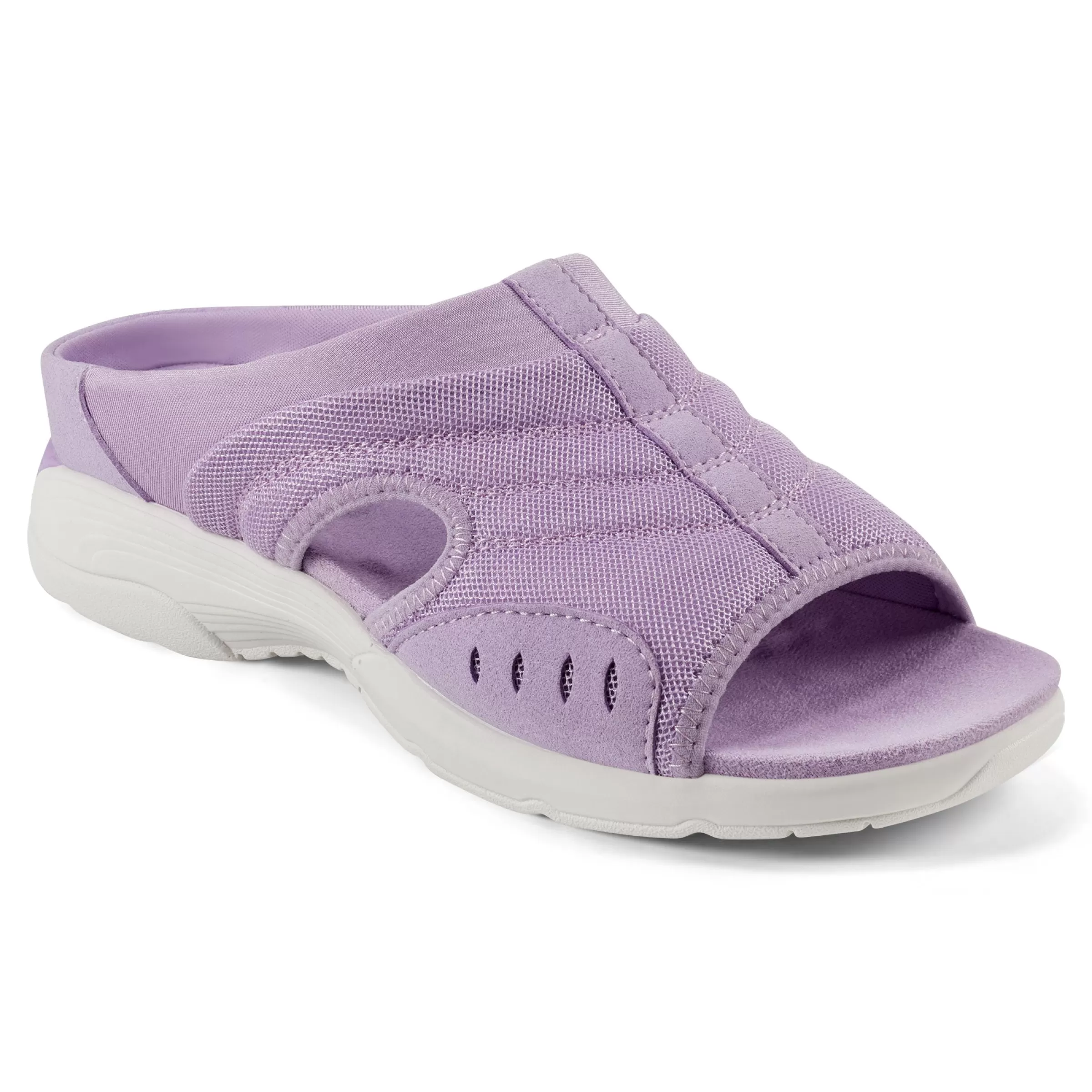 Traciee | Casual-Easy Spirit Traciee Slip On Sandals Light Purple Mesh